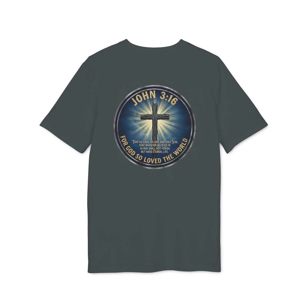 John 3:16 Cross T-shirt | Christian Faith Scripture Tee