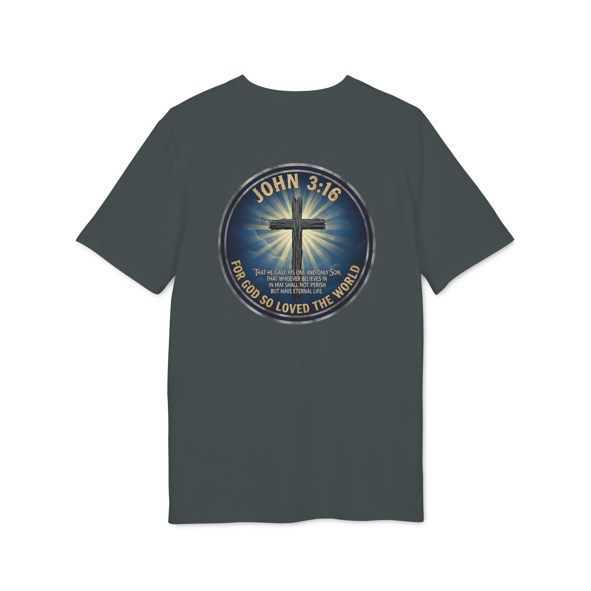 John 3:16 Cross T-shirt | Christian Faith Scripture Tee