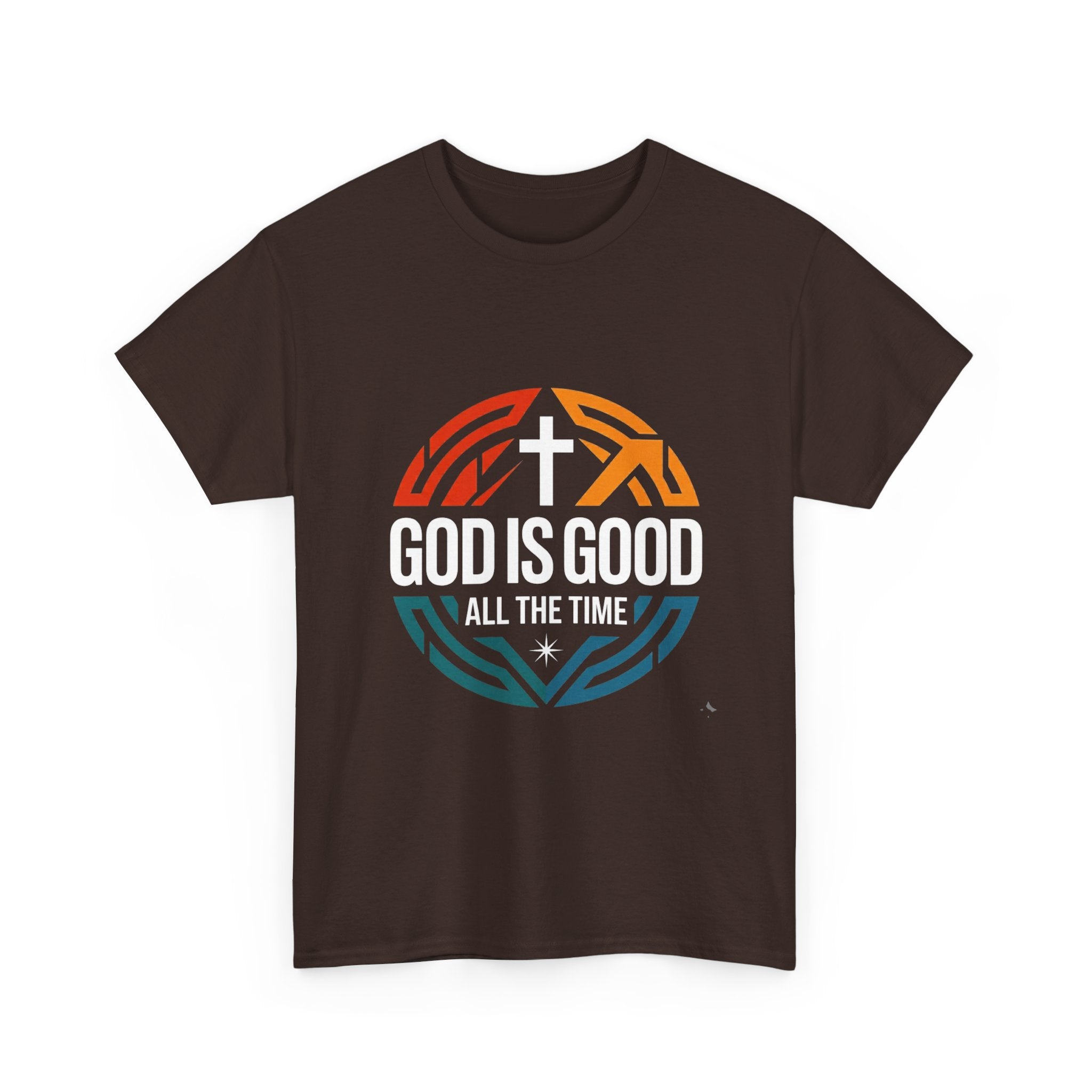 God Is Good All The Time T-Shirt — Christian Faith Cross Tee USA