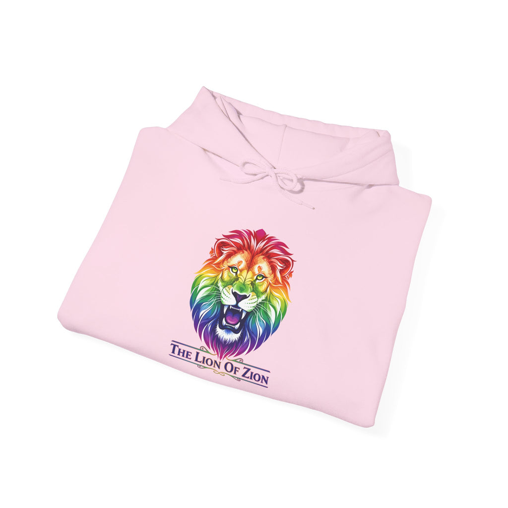 Rainbow Lion of Zion Hoodie
