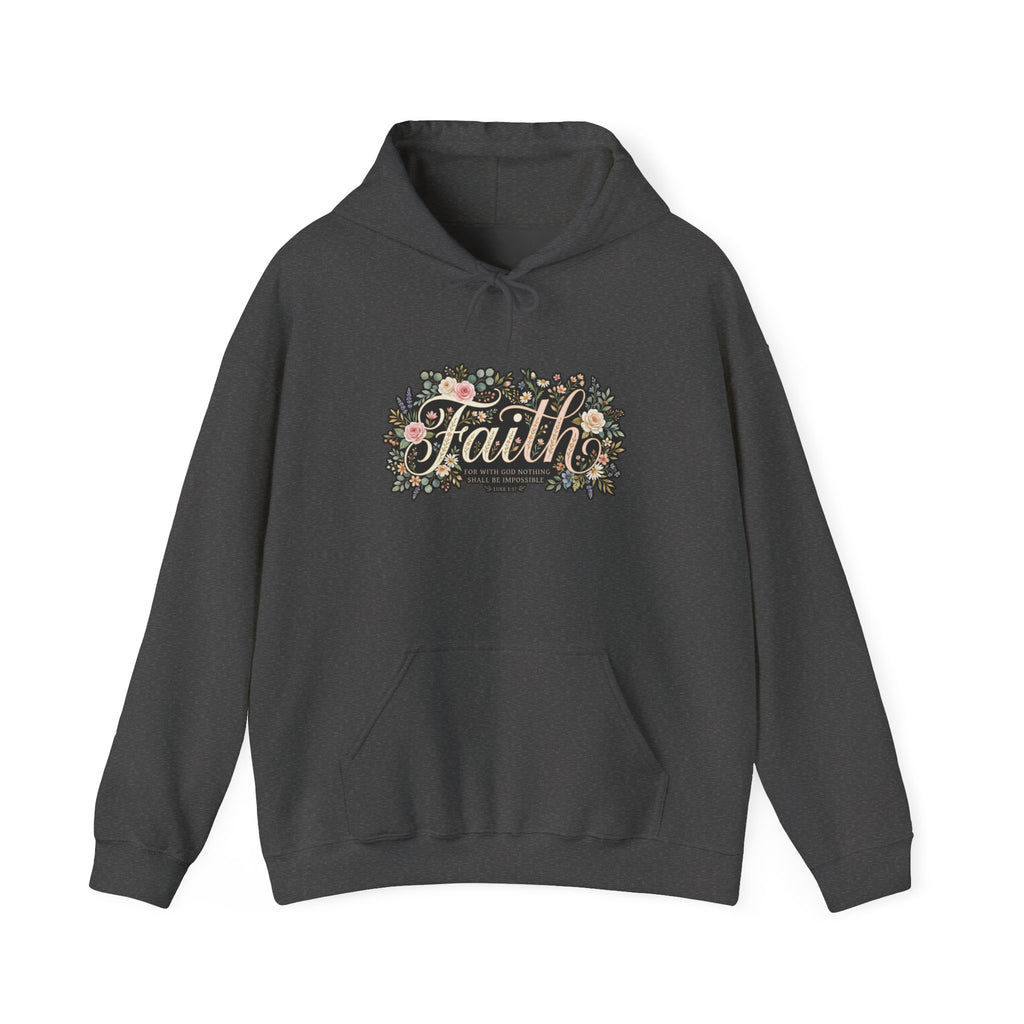 Faith Floral Hoodie