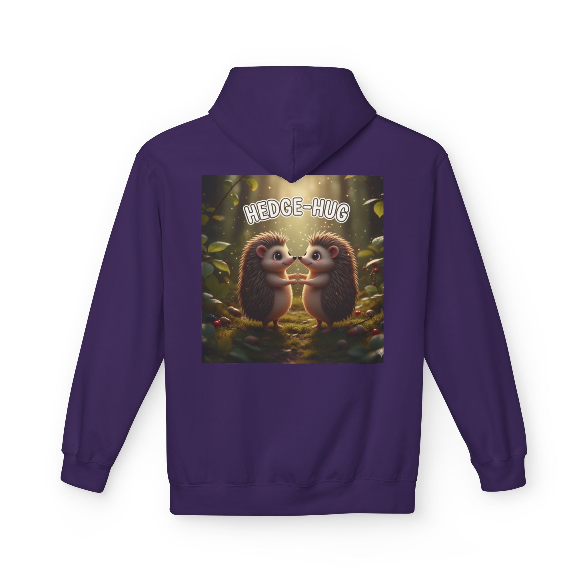 Hedge Hug Hedgehogs Hoodie | Cute Animal Woodland Illustration