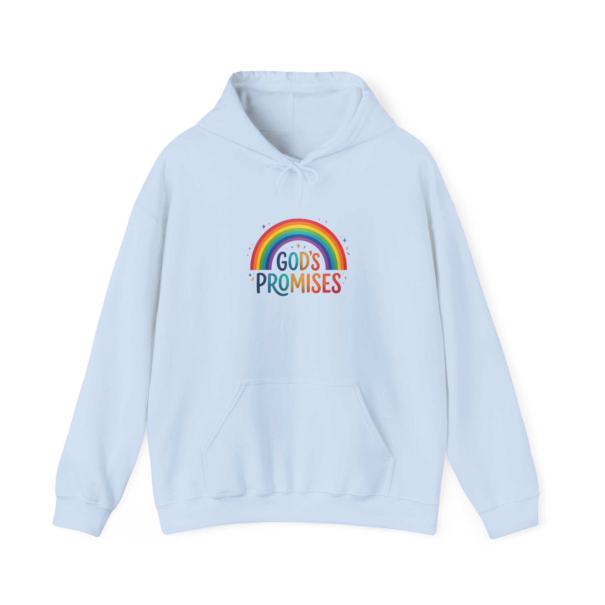 "God's Promises" Rainbow Christian Hoodie