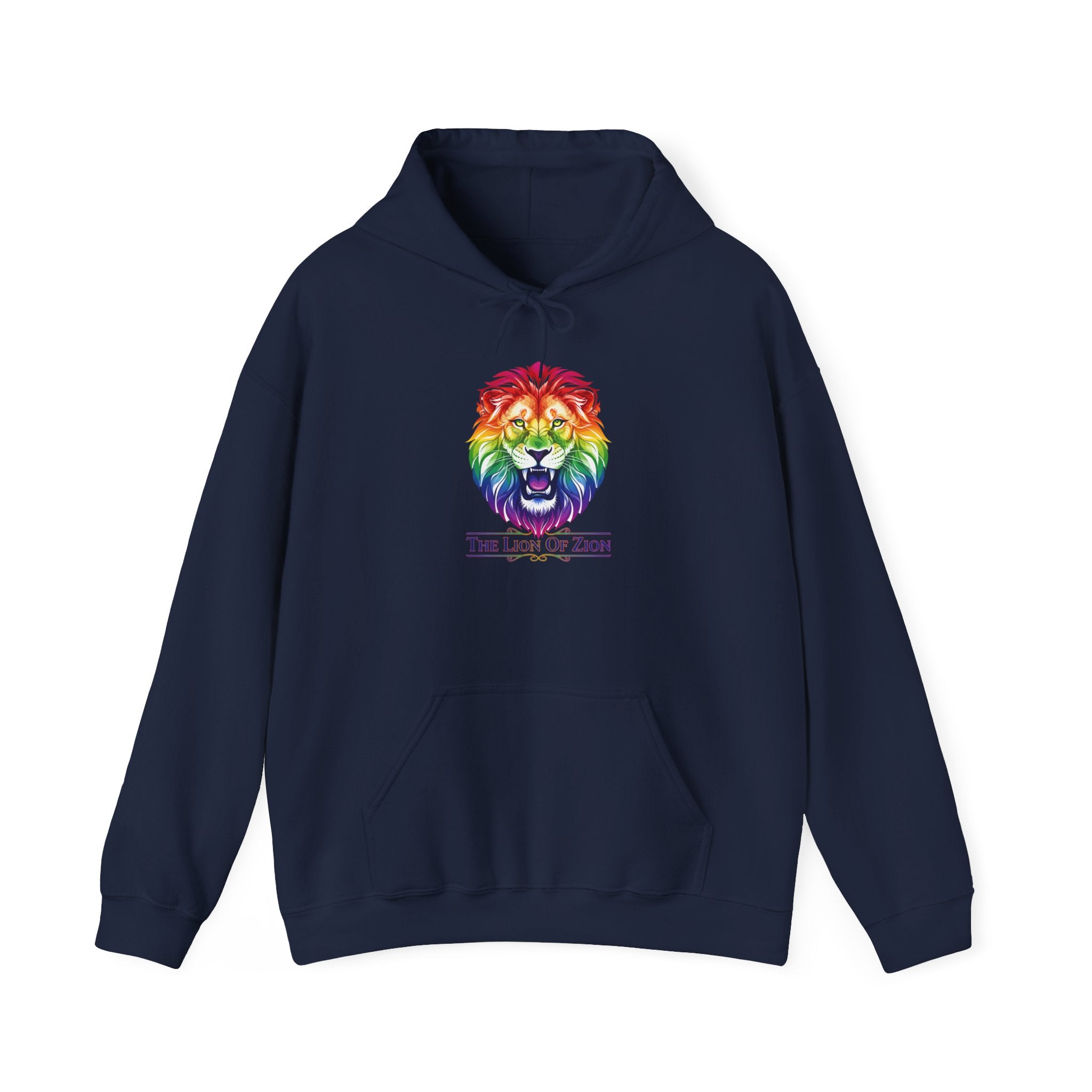Rainbow Lion of Zion Hoodie