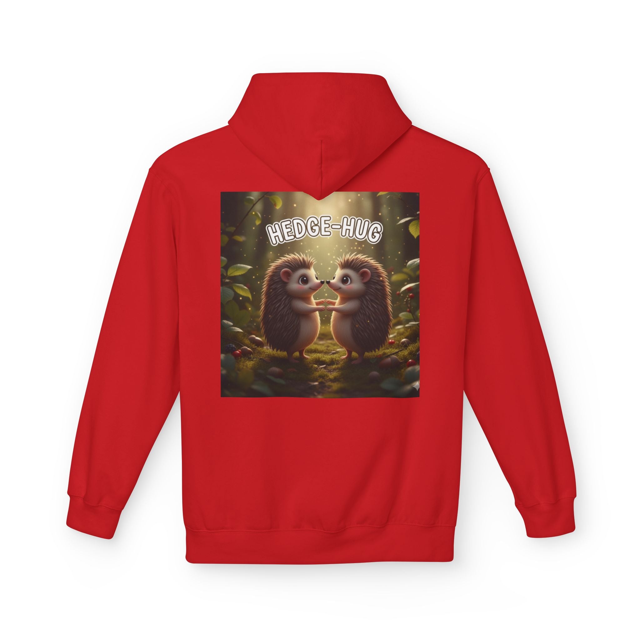 Hedge Hug Hedgehogs Hoodie | Cute Animal Woodland Illustration