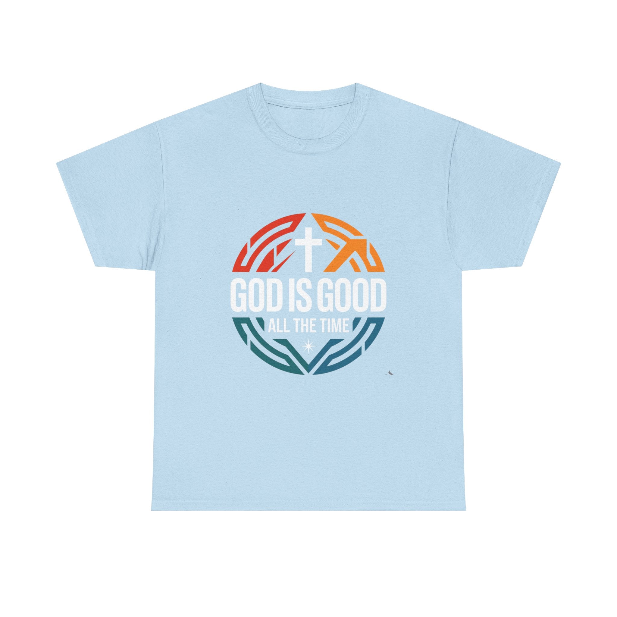 God Is Good All The Time T-Shirt — Christian Faith Cross Tee USA