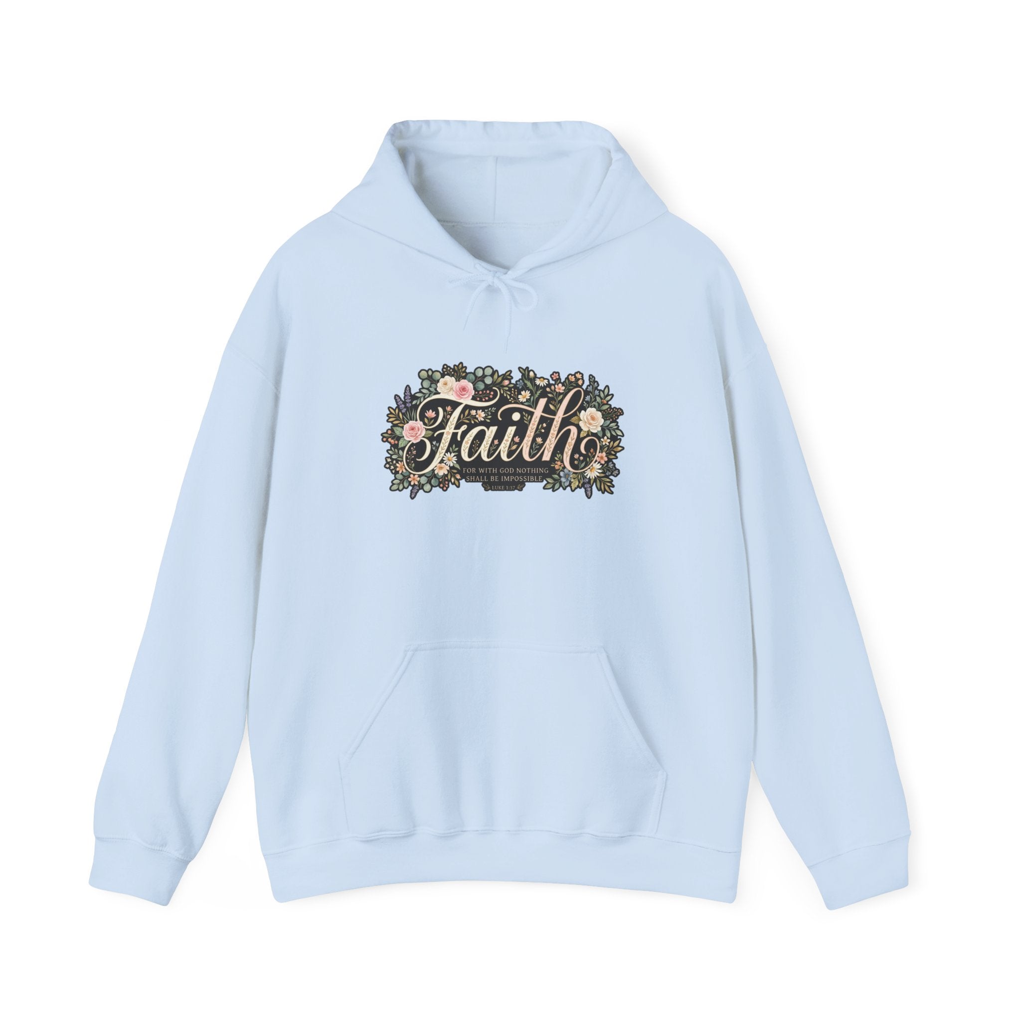 Faith Floral Hoodie