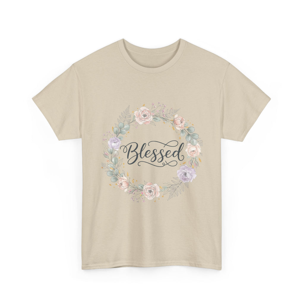 Blessed Floral Tee Christian Inspirational T-Shirt