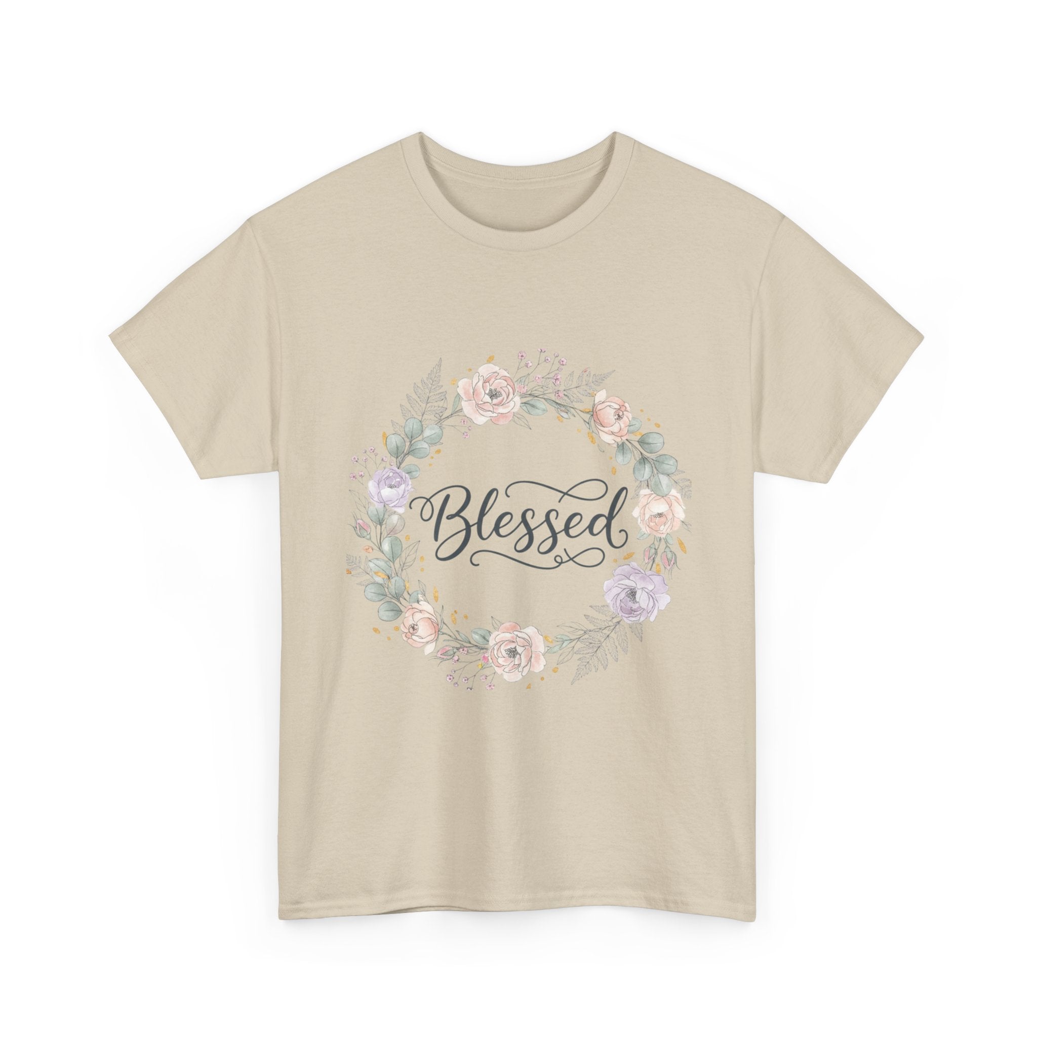 Blessed Floral Tee Christian Inspirational T-Shirt