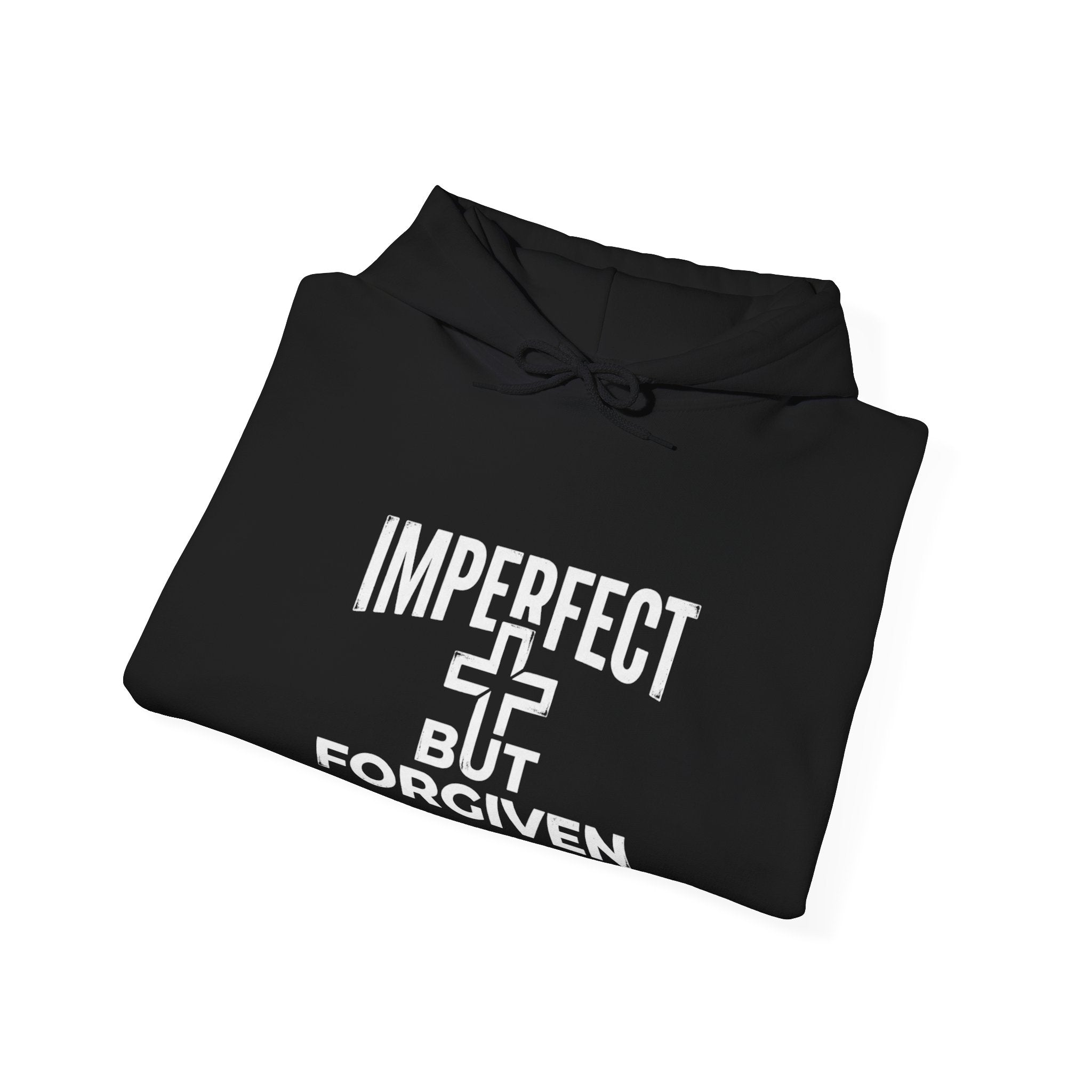 Imperfect But Forgiven Hoodie – Christian Faith Hoodie