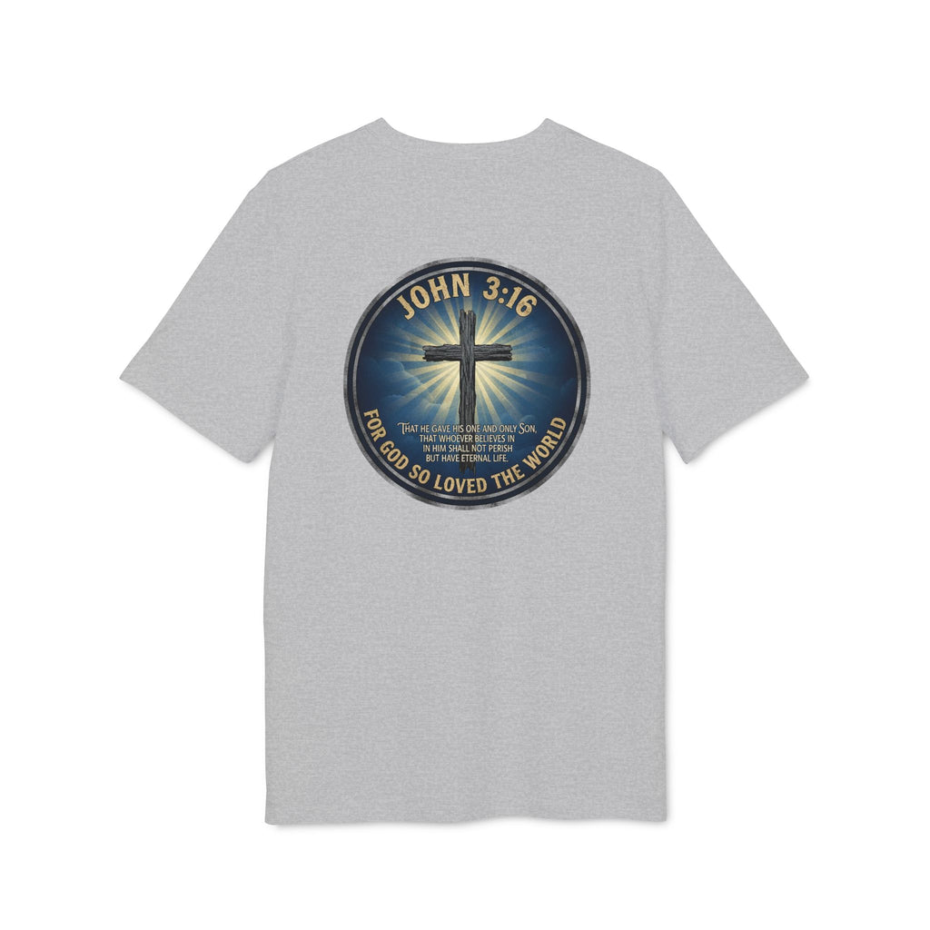 John 3:16 Cross T-shirt | Christian Faith Scripture Tee