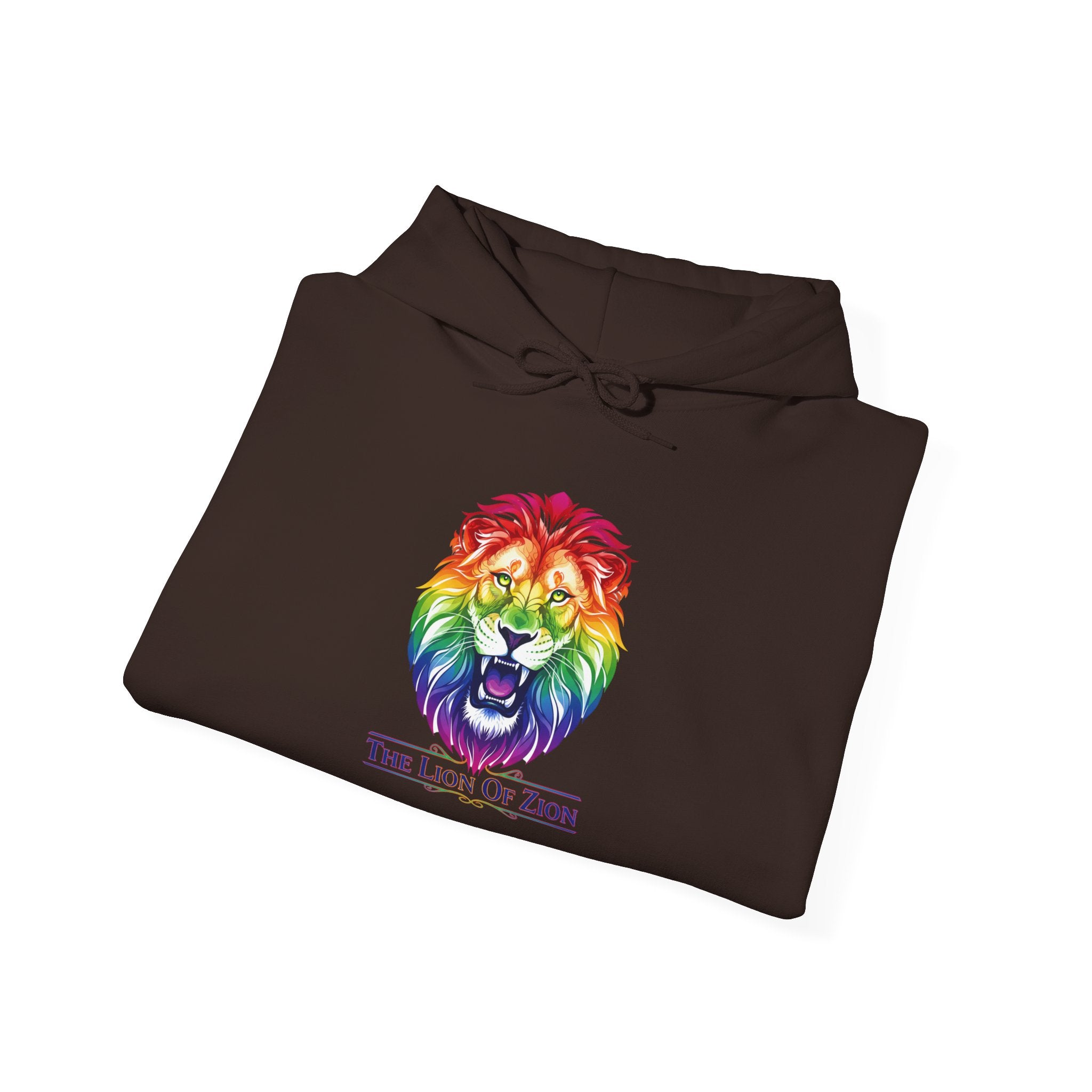 Rainbow Lion of Zion Hoodie