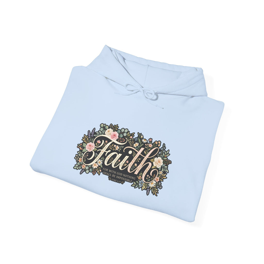 Faith Floral Hoodie