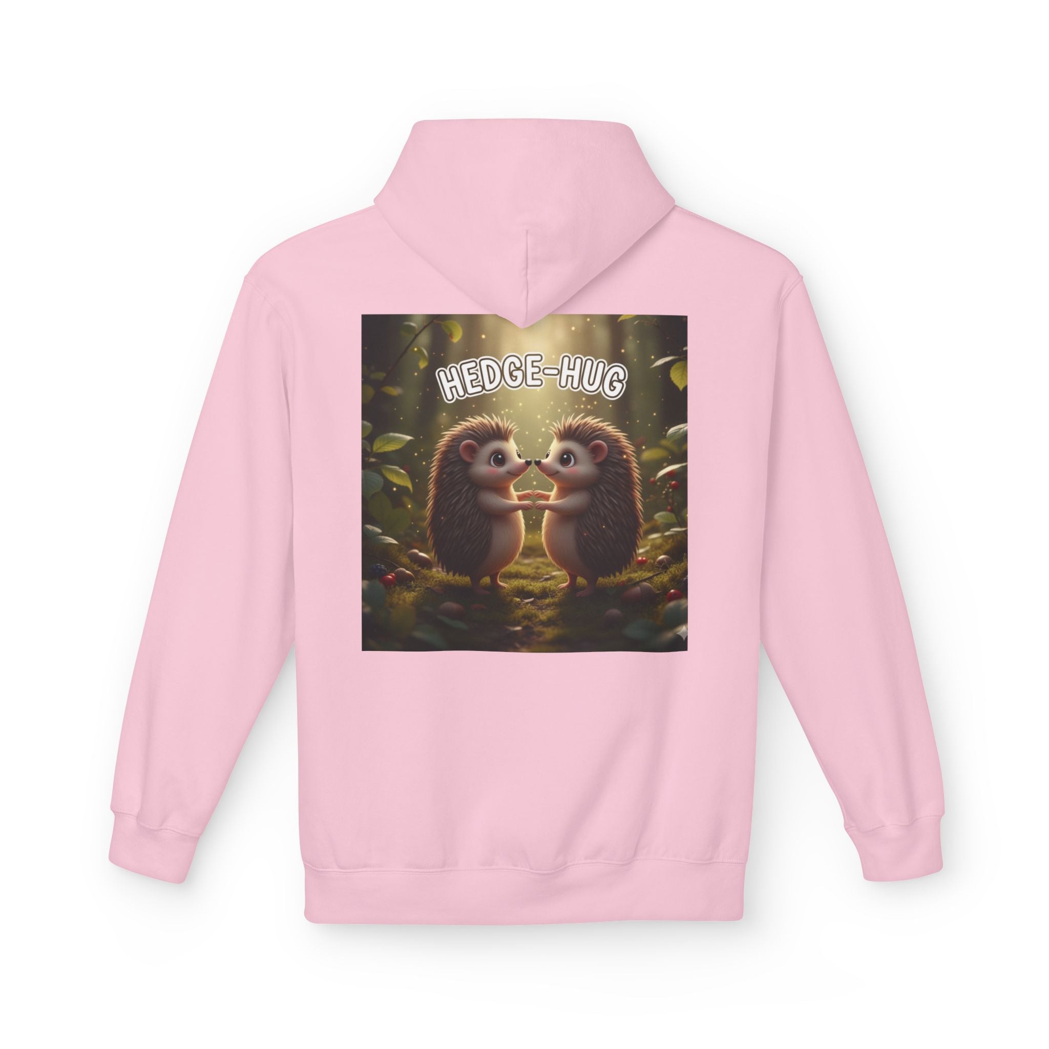 Hedge Hug Hedgehogs Hoodie | Cute Animal Woodland Illustration