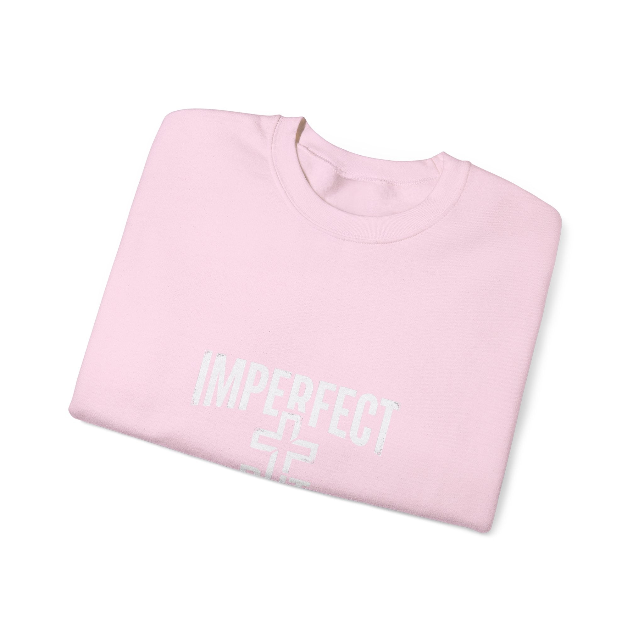Imperfect But Forgiven sweatshirt | Christian faith cross crewneck