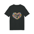 Floral Heart Love T-shirt | Flower Bouquet Heart Tee