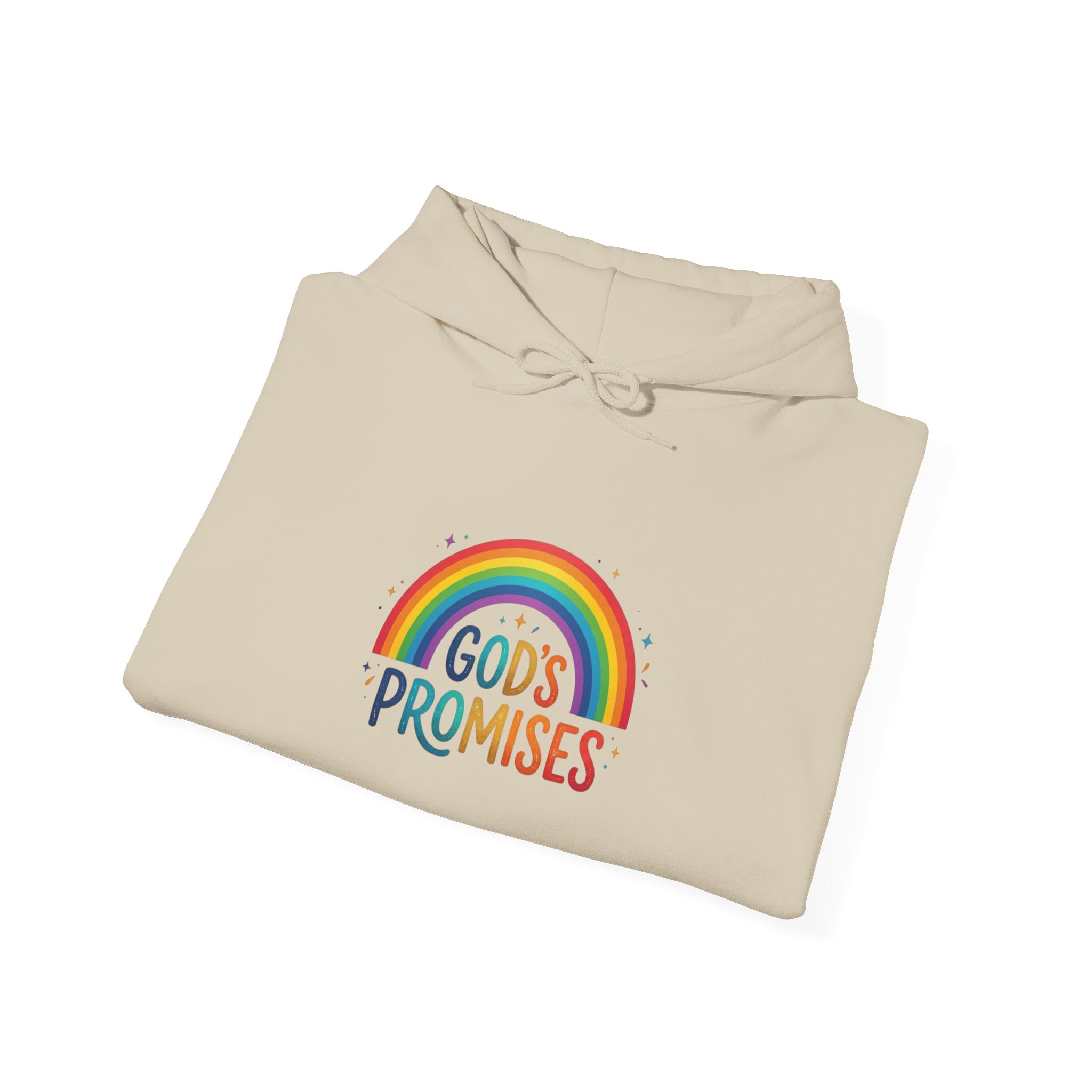 "God's Promises" Rainbow Christian Hoodie