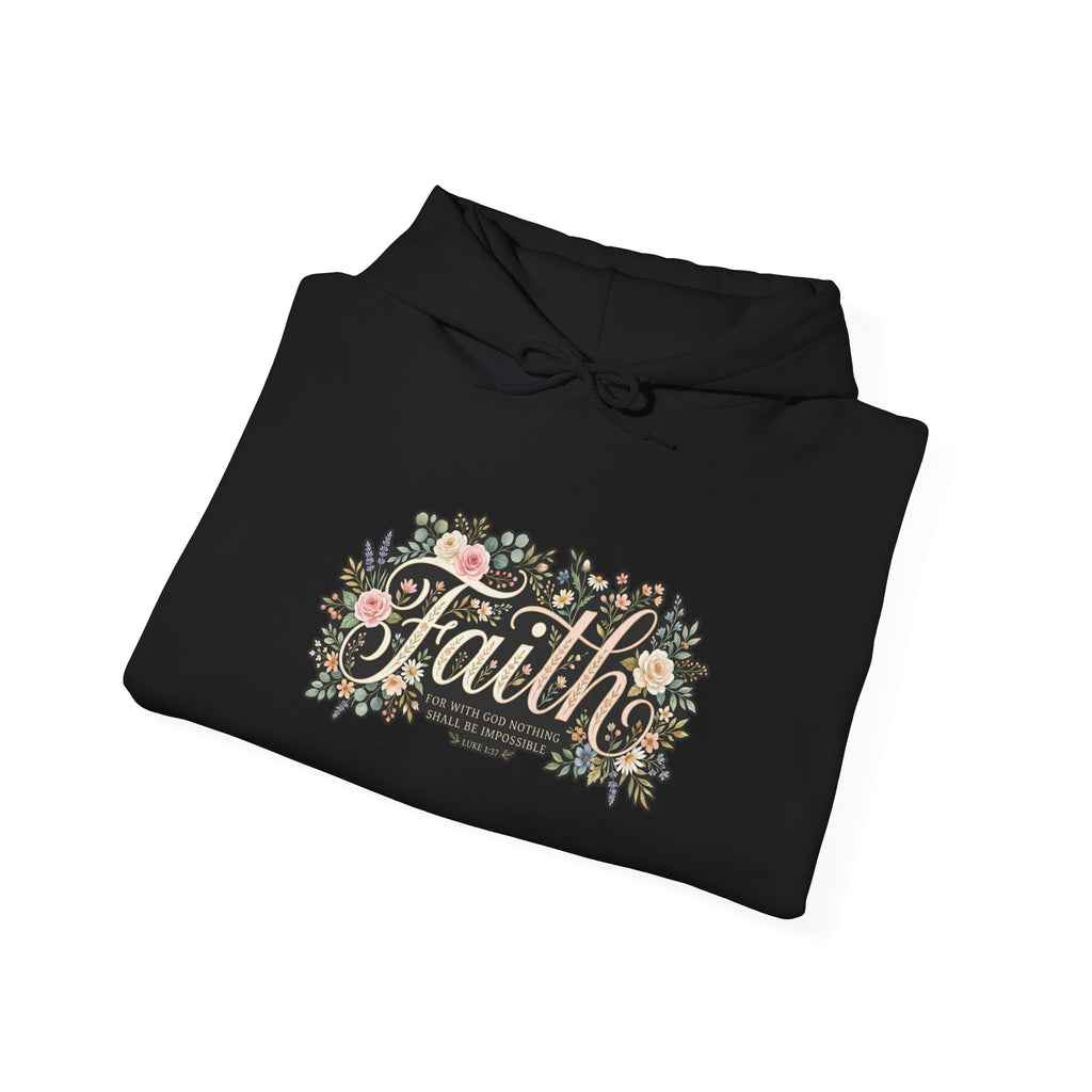 Faith Floral Hoodie