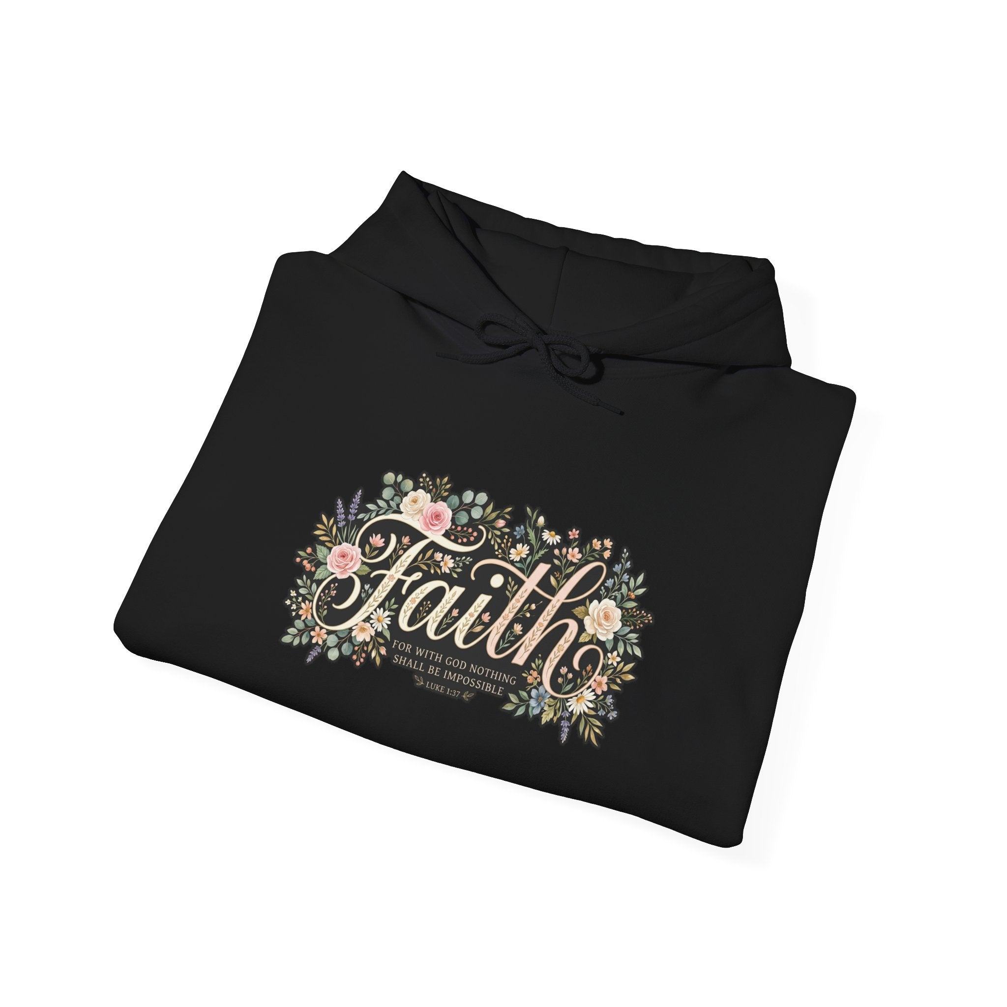 Faith Floral Hoodie
