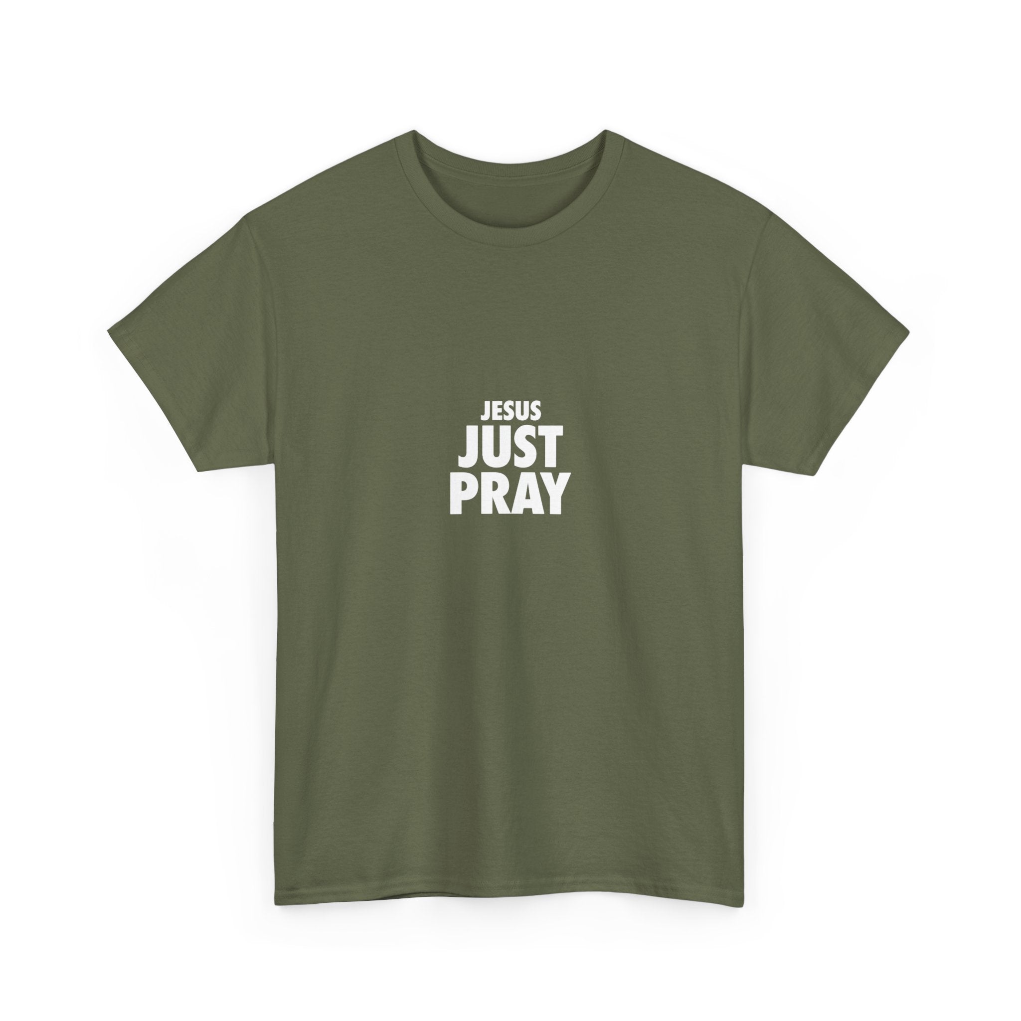 Jesus Just Pray T-Shirt — Christian Faith Graphic Tee