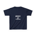 Imperfect But Forgiven Kids Tee | Christian Cross Typography