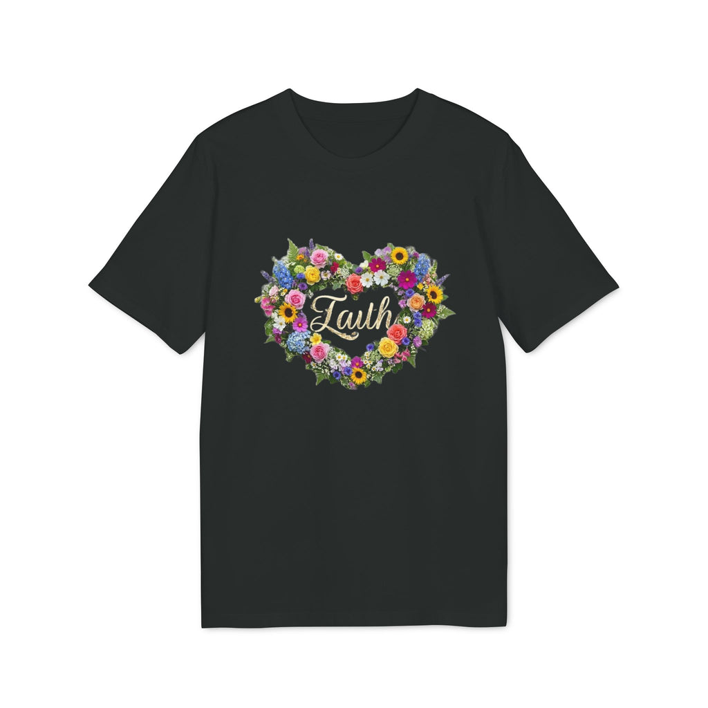 Faith floral heart T-Shirt | Faith shirt