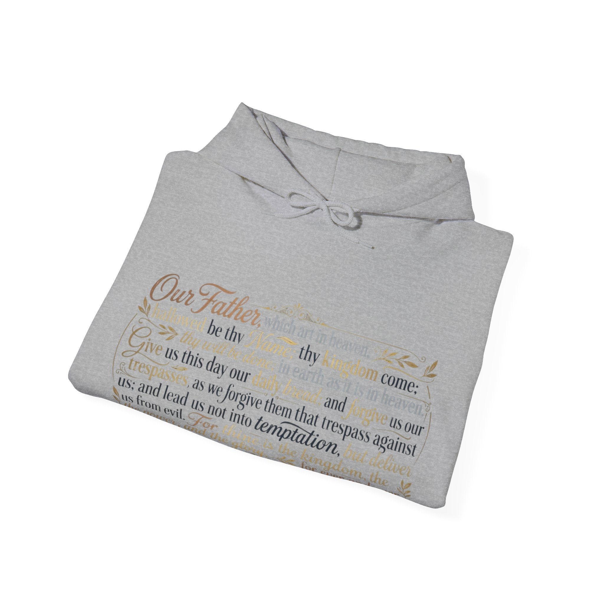 Lord's Prayer Scripture Hoodie | Faith Christian Prayer Pullover