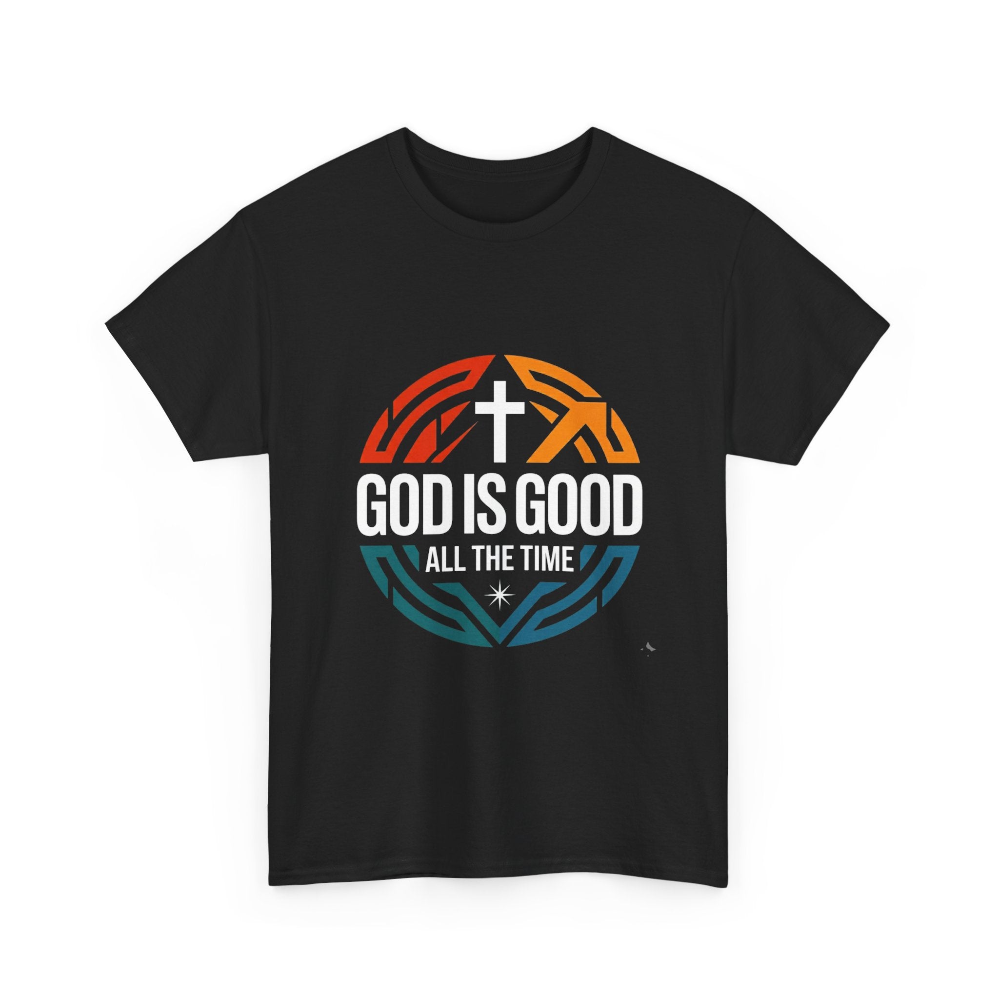 God Is Good All The Time T-Shirt — Christian Faith Cross Tee USA
