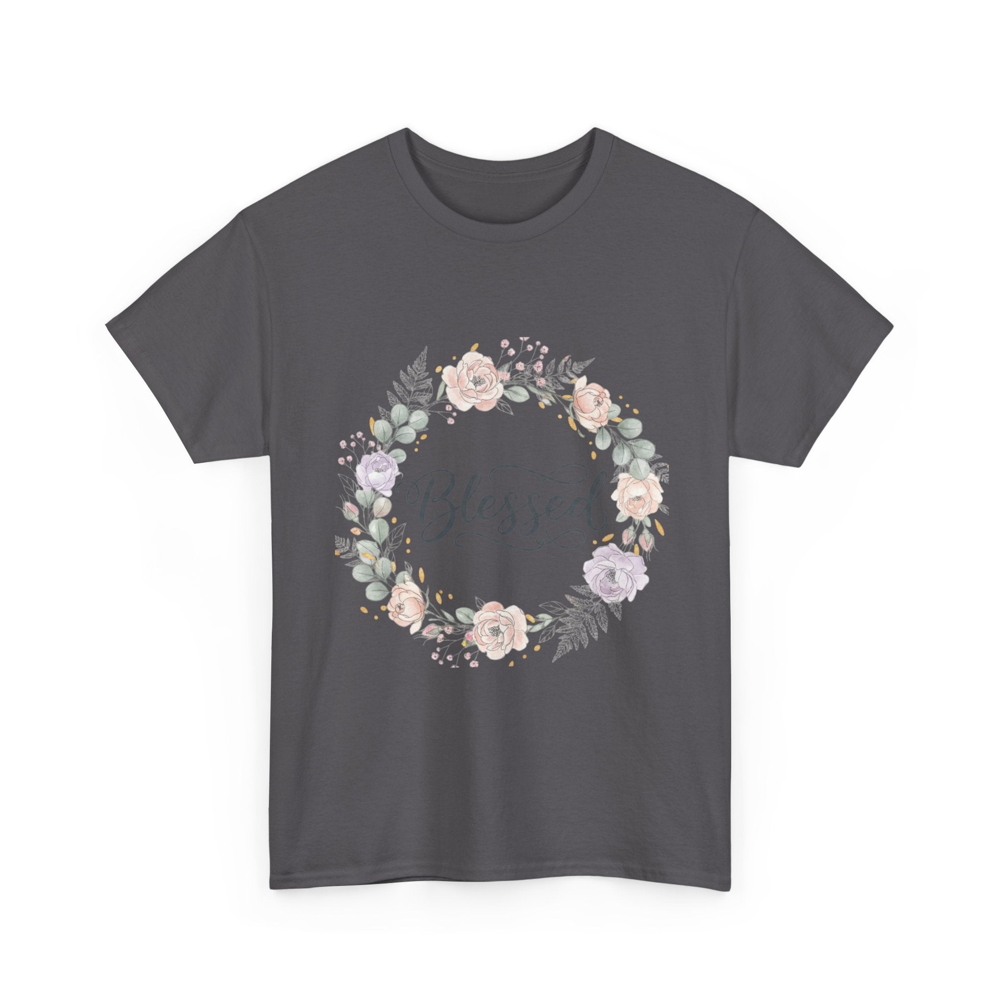 Blessed Floral Tee Christian Inspirational T-Shirt