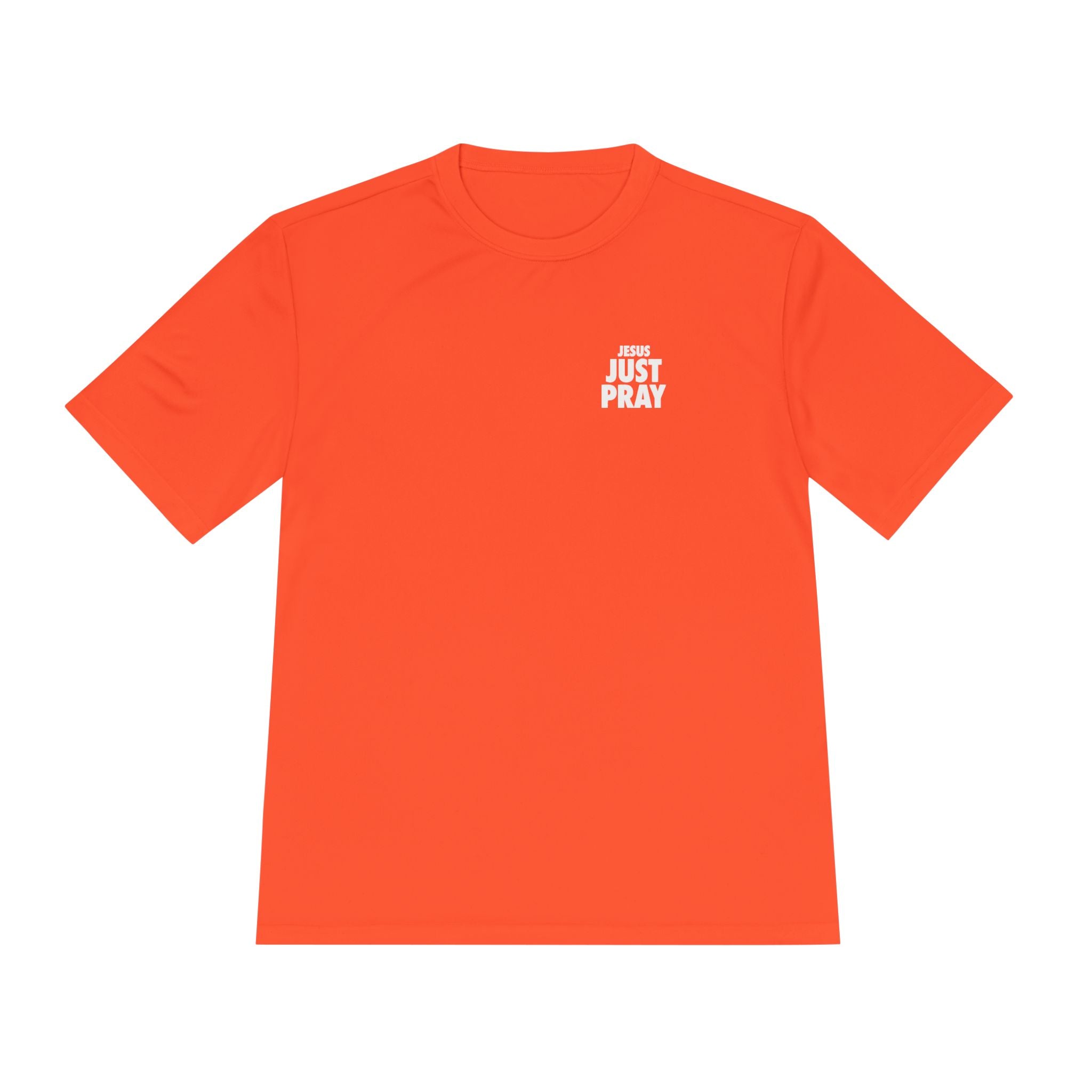 Moisture-Wicking Tee — Minimal "Just Play" Athletic Shirt