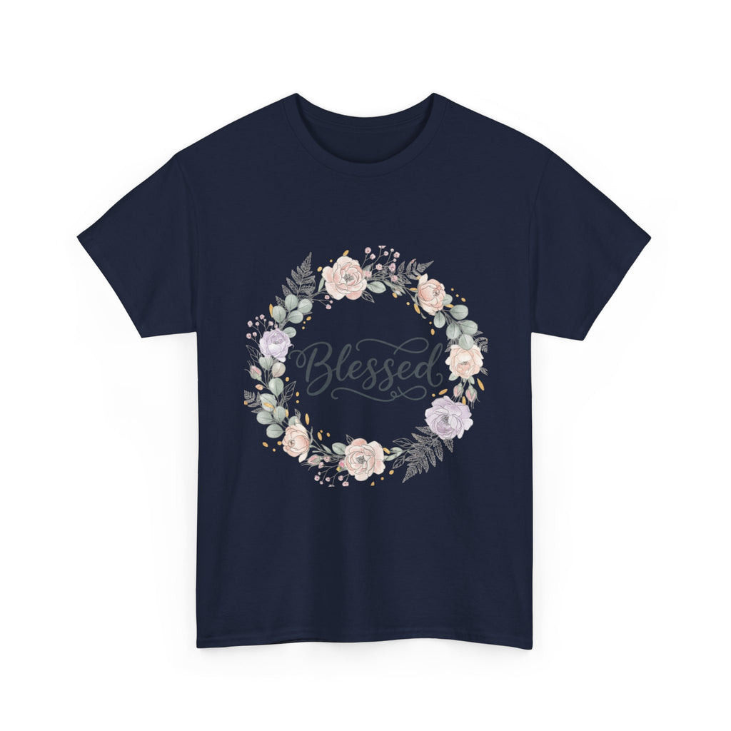 Blessed Floral Tee Christian Inspirational T-Shirt