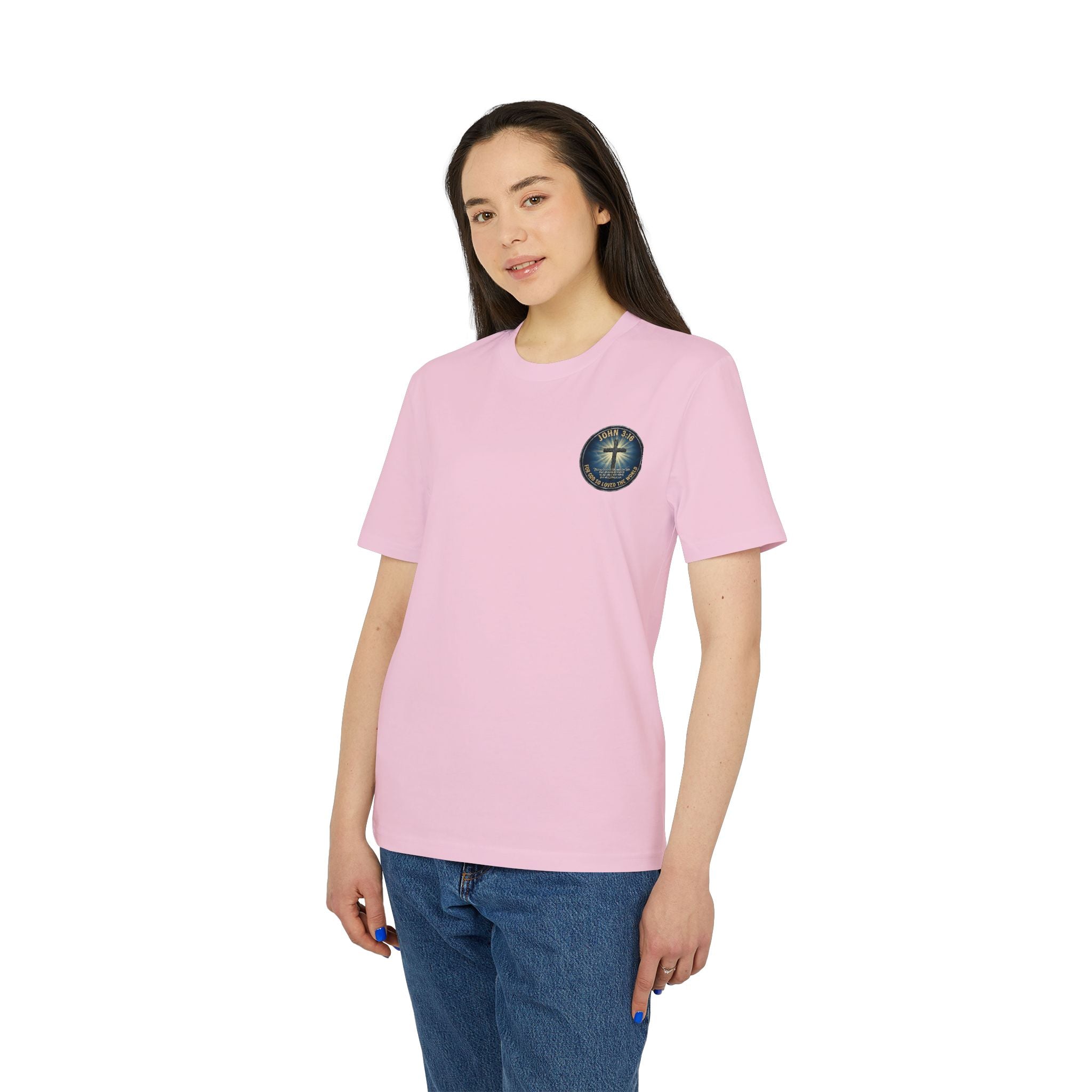 John 3:16 Cross T-shirt | Christian Faith Scripture Tee
