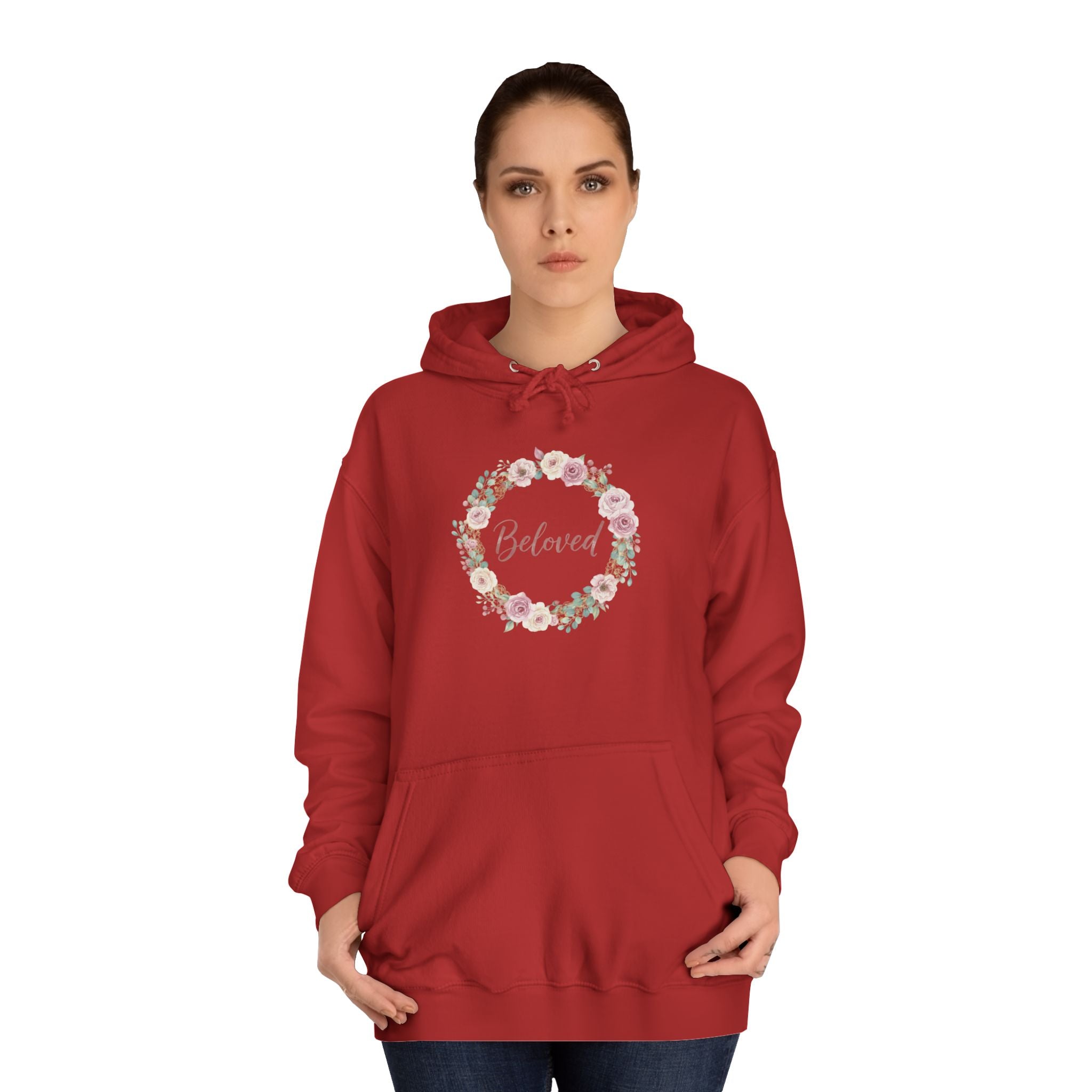 Floral Wreath Beloved Hoodie