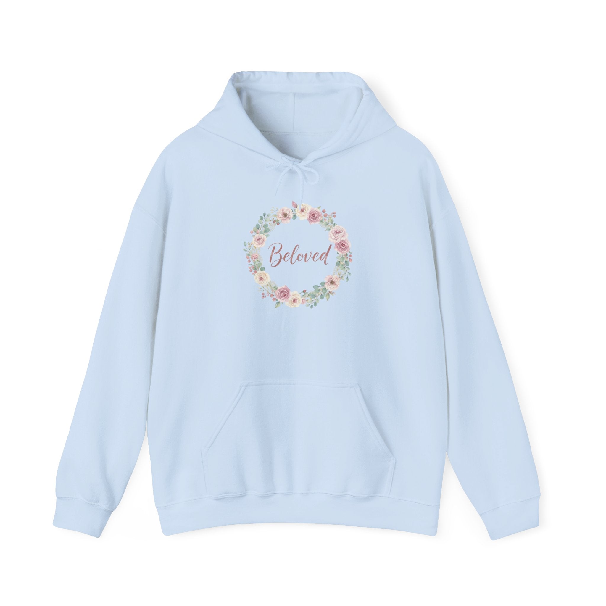 Beloved Floral Wreath Hoodie USA