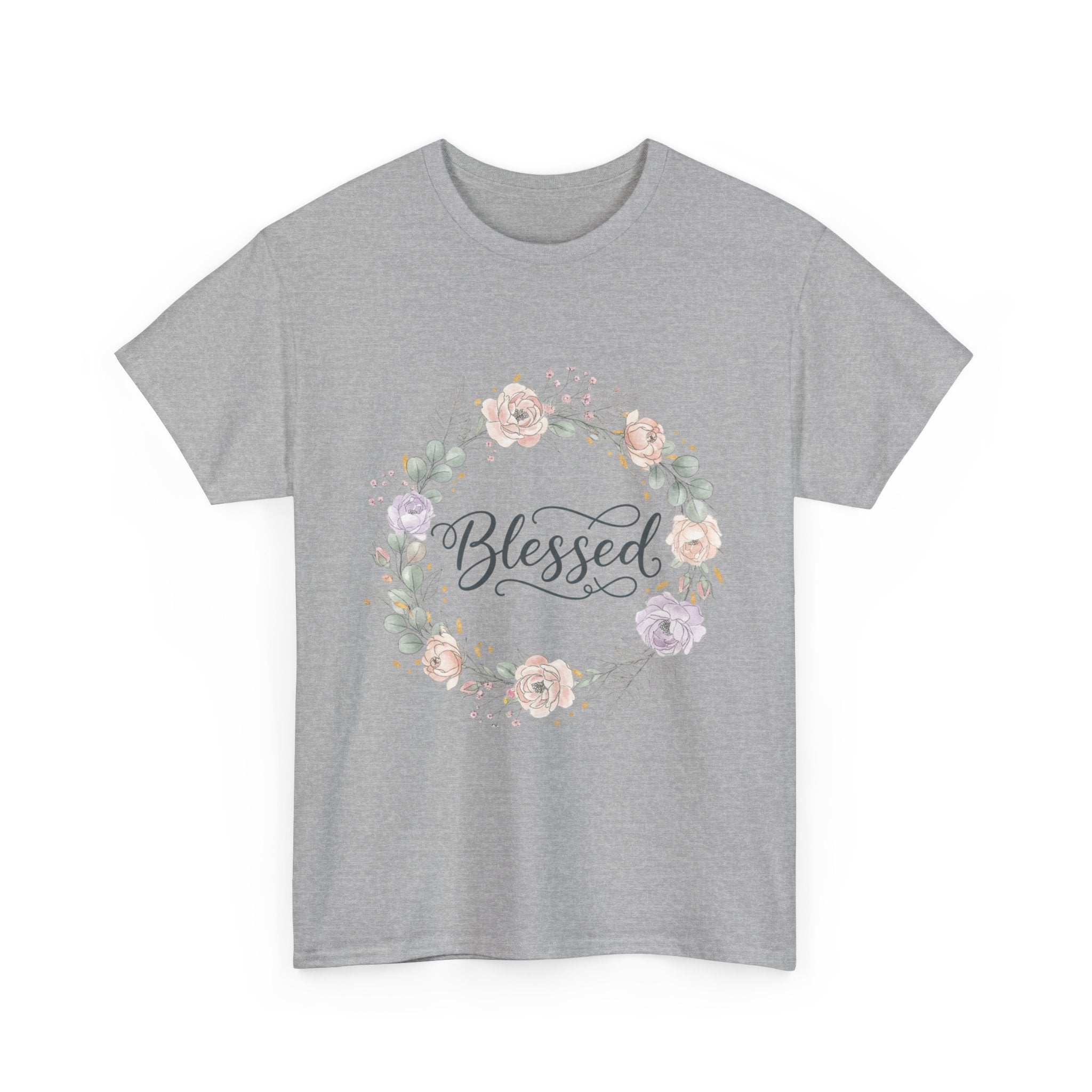 Blessed Floral Tee Christian Inspirational T-Shirt
