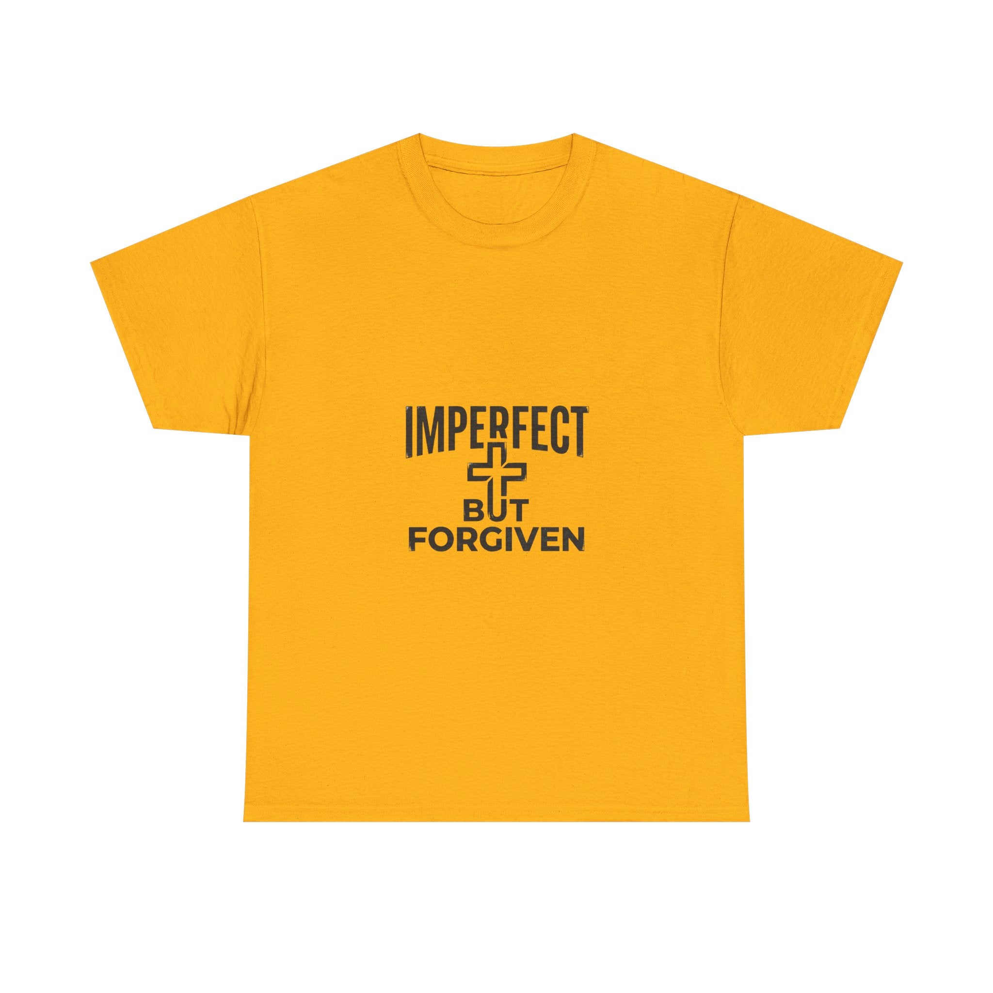 Imperfect But Forgiven T-Shirt | Christian Cross Faith Tee, Religious Apparel