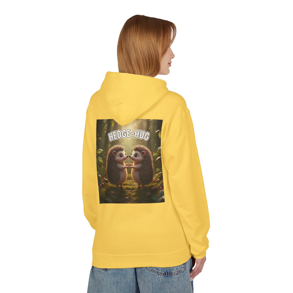 Hedge Hug Hedgehogs Hoodie | Cute Animal Woodland Illustration