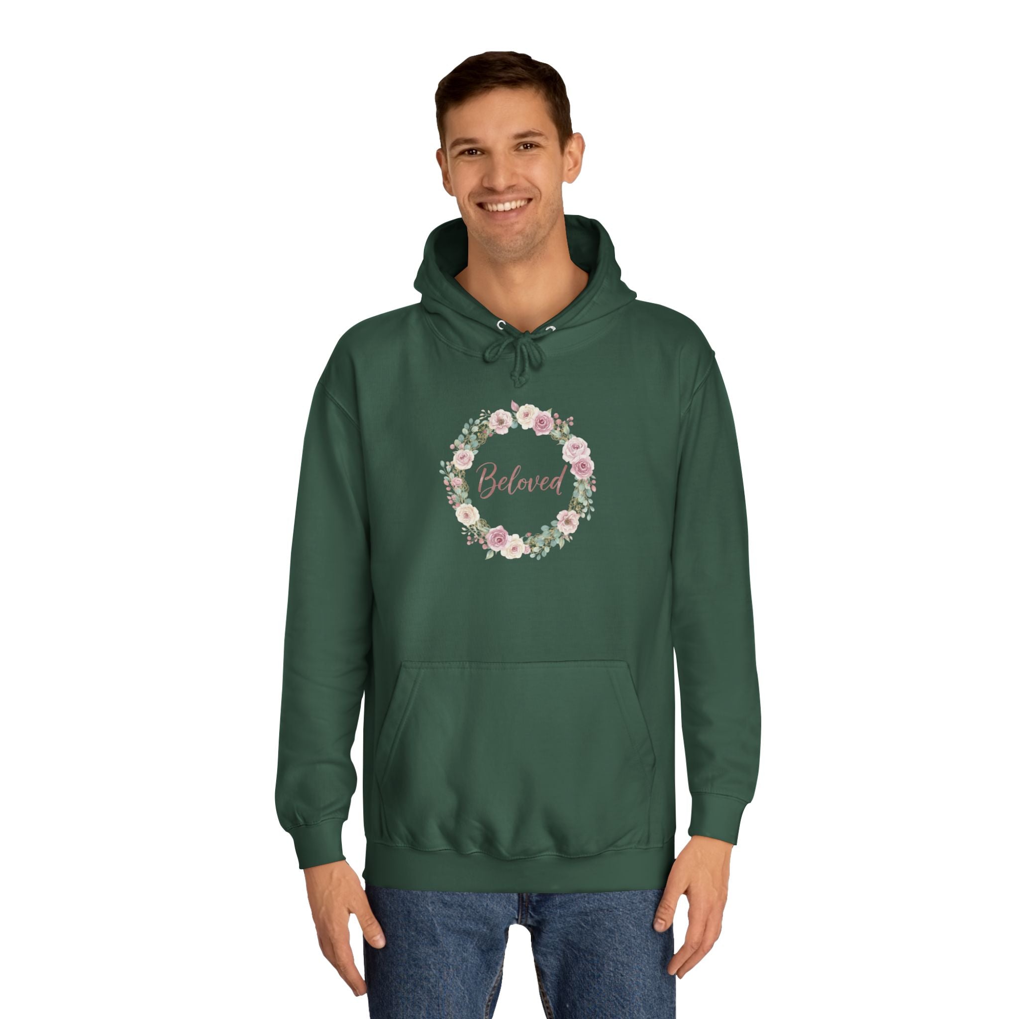 Floral Wreath Beloved Hoodie