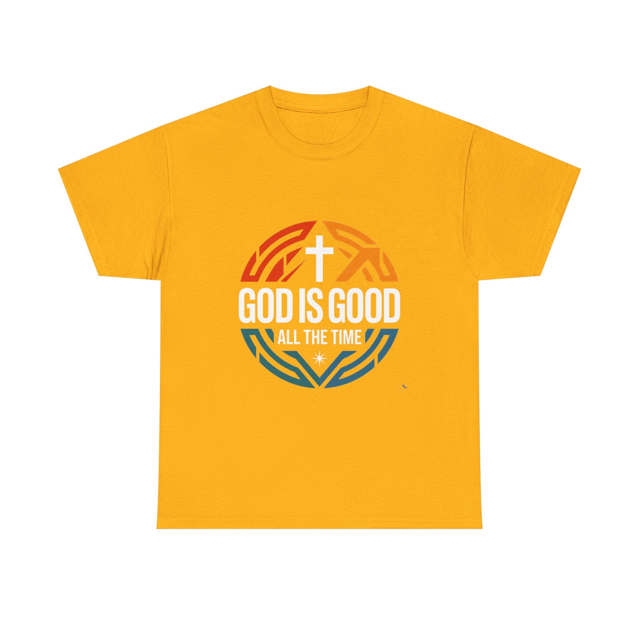 God Is Good All The Time T-Shirt — Christian Faith Cross Tee USA