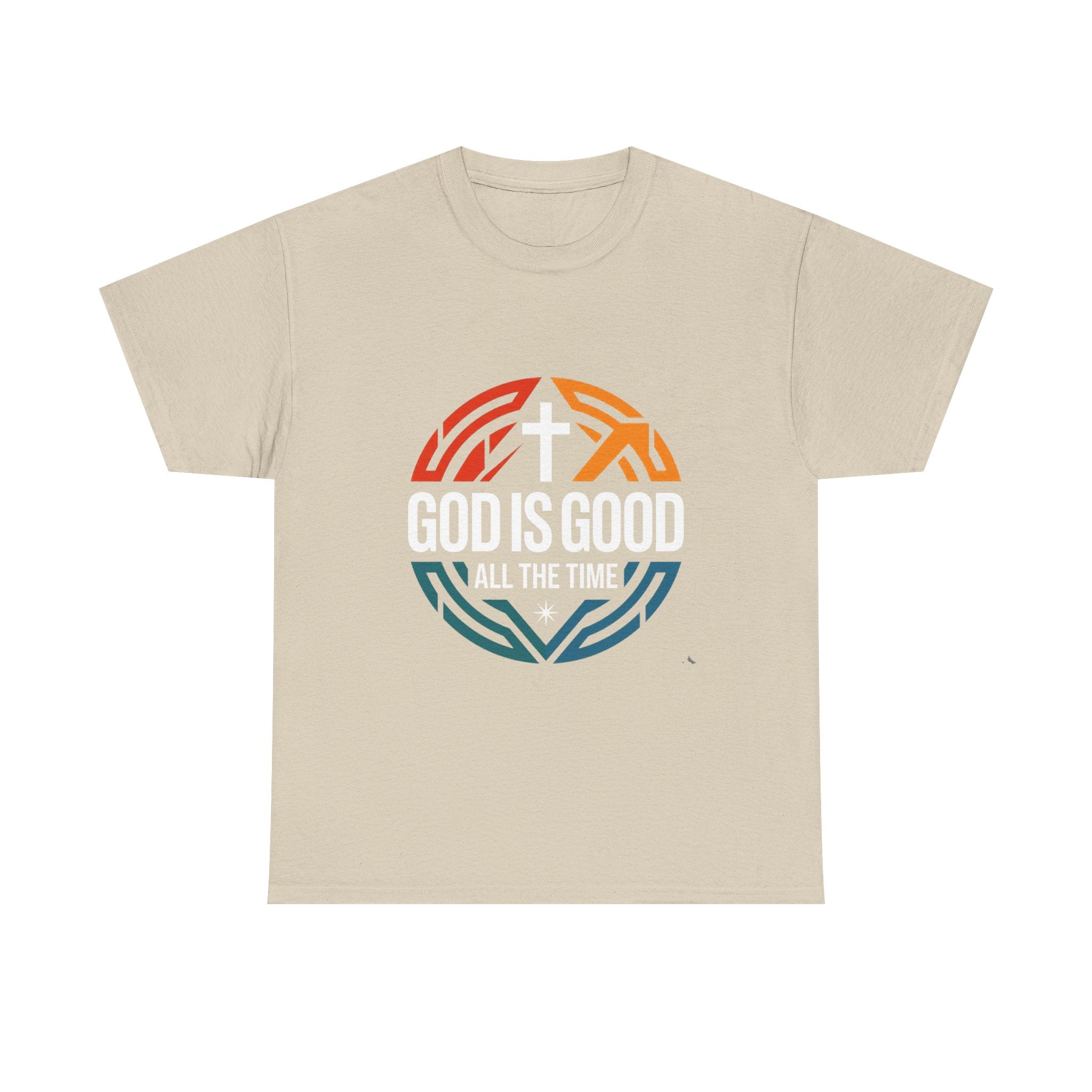 God Is Good All The Time T-Shirt — Christian Faith Cross Tee USA