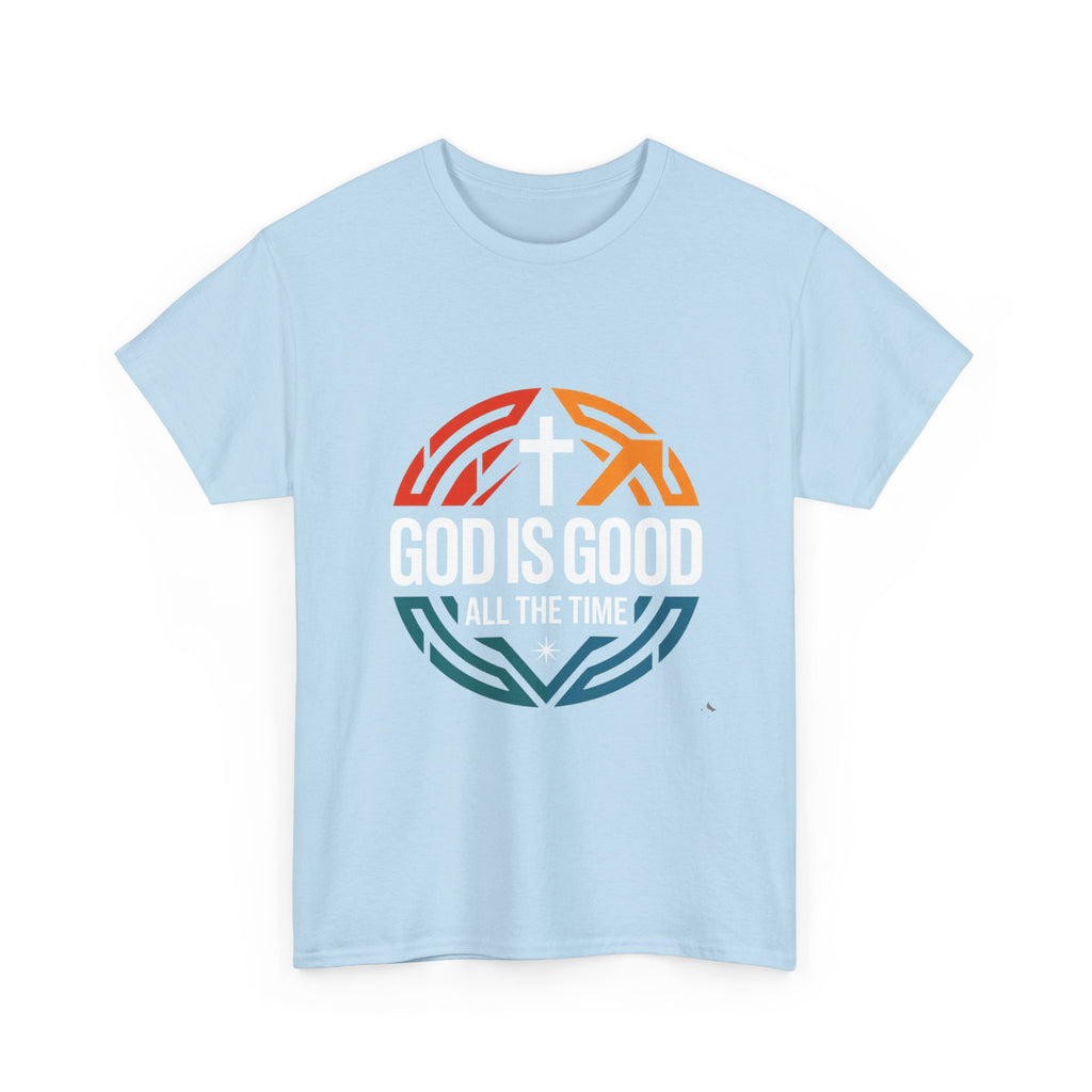 God Is Good All The Time T-Shirt — Christian Faith Cross Tee USA