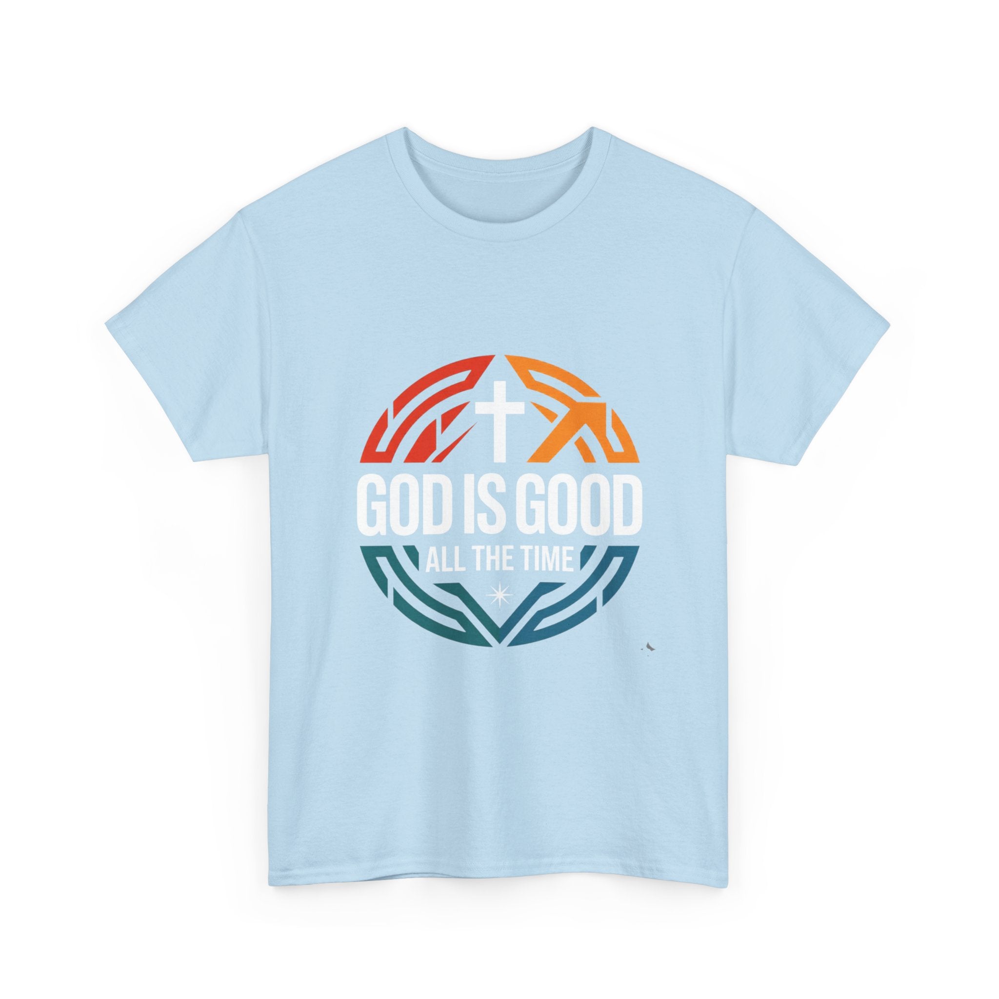 God Is Good All The Time T-Shirt — Christian Faith Cross Tee USA