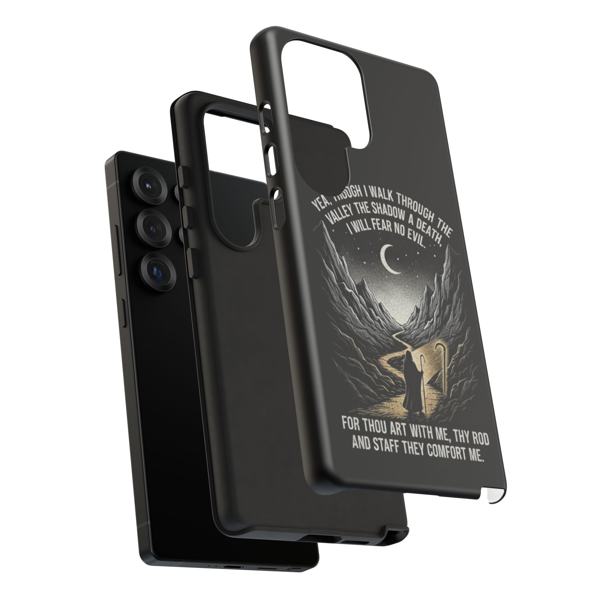 Psalm 23 Shepherd Silhouette phone case | Tough Cases