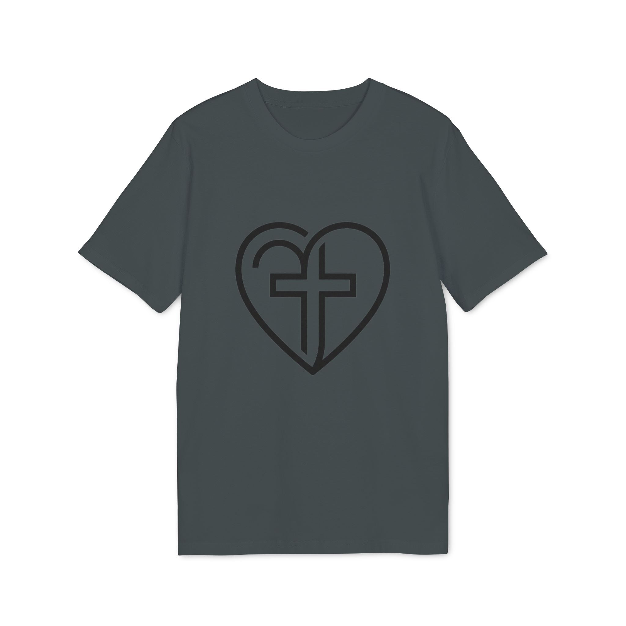 Christian Heart Cross T-Shirt — Faith Graphic Tee