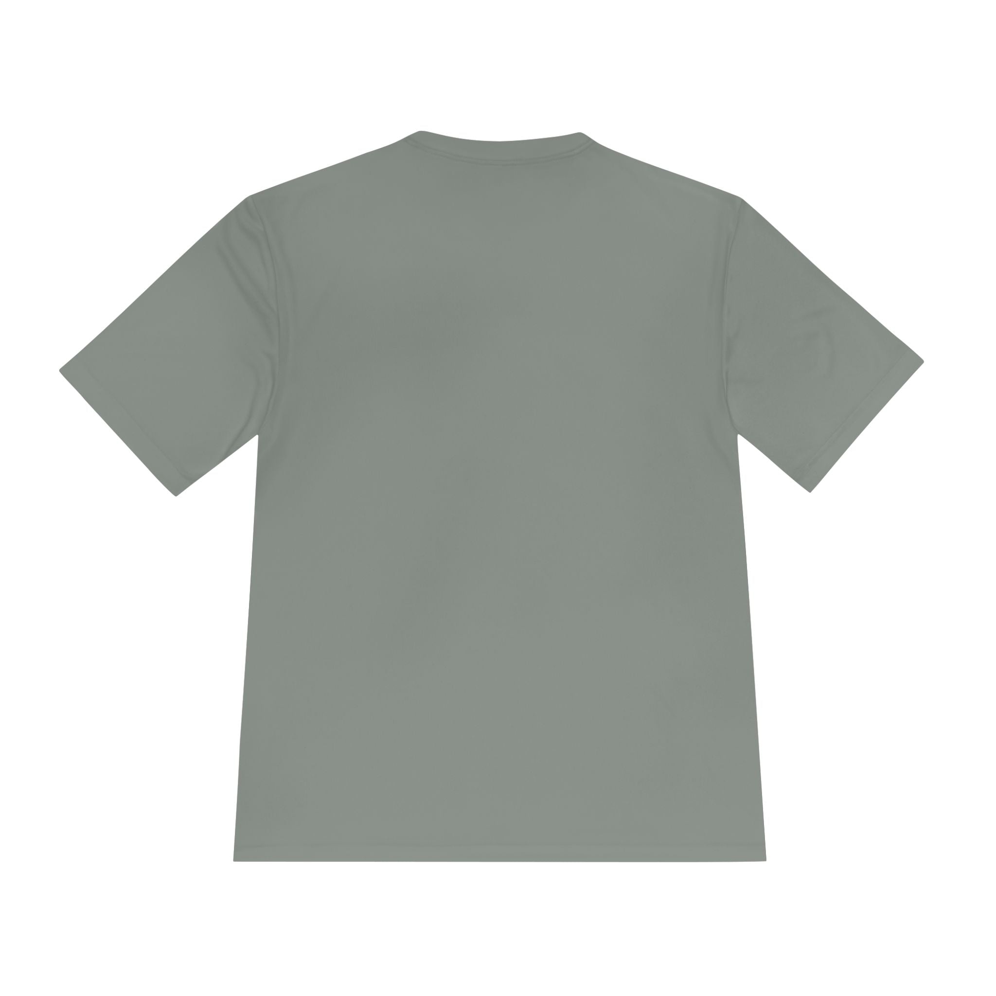 Moisture-Wicking Tee — Minimal "Just Play" Athletic Shirt