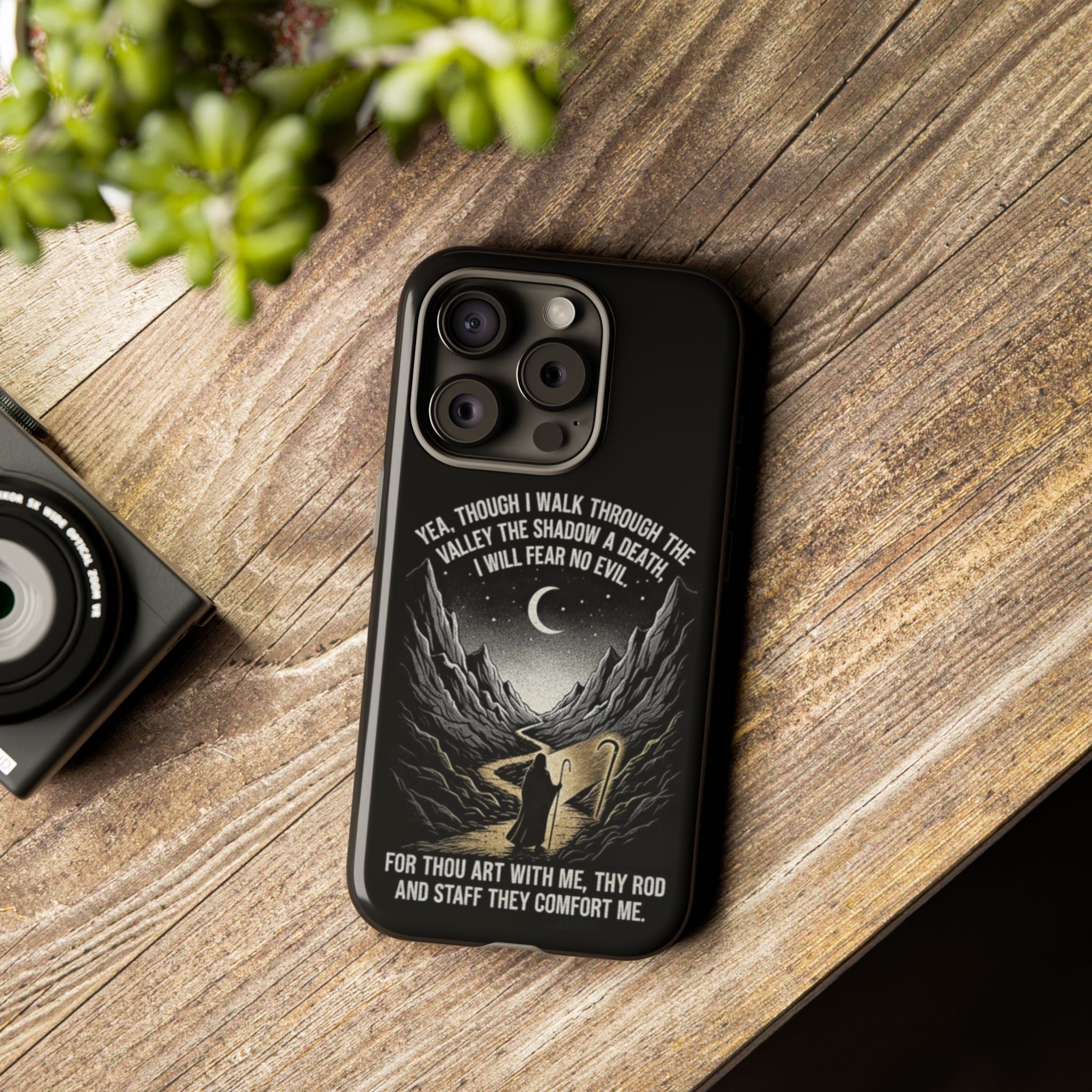 Psalm 23 Shepherd Silhouette phone case | Tough Cases