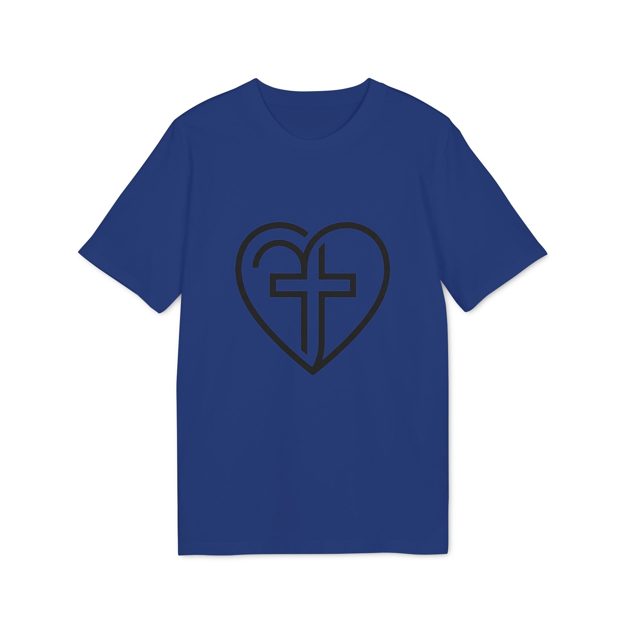 Christian Heart Cross T-Shirt — Faith Graphic Tee