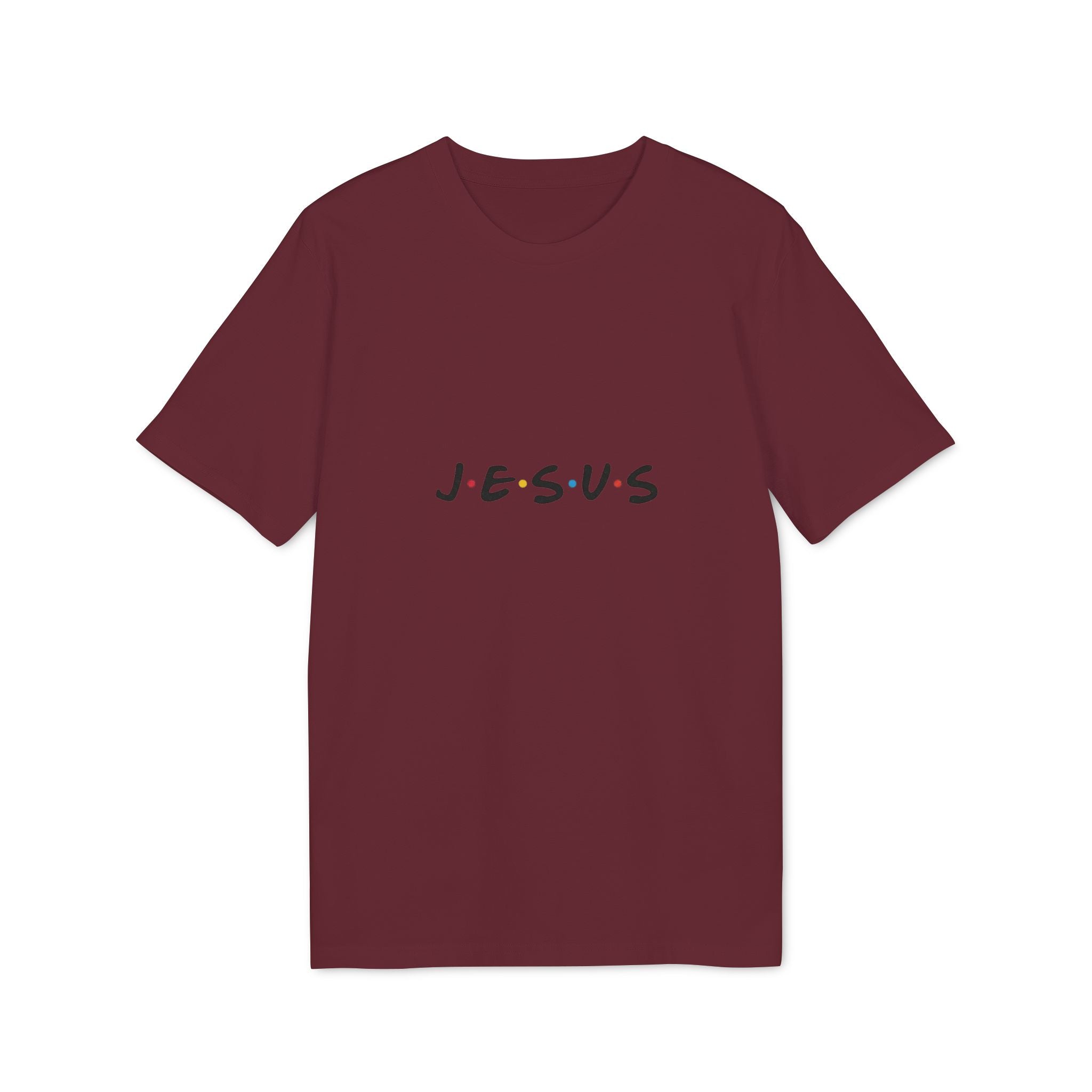 Jesus Graphic T-Shirt — Minimal Faith Tee with Colorful Dots