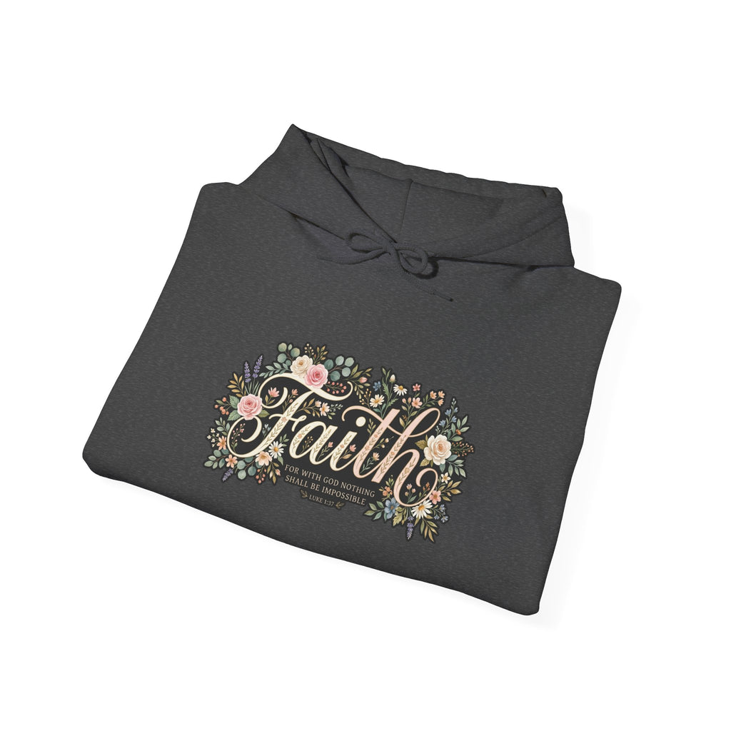 Faith Floral Hoodie