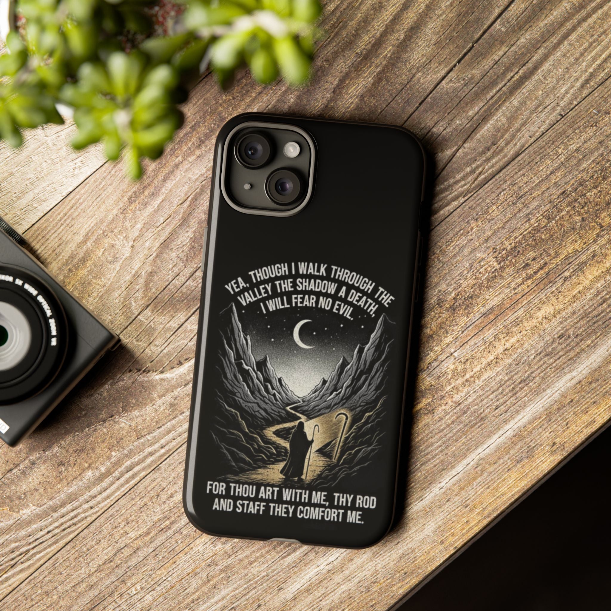 Psalm 23 Shepherd Silhouette phone case | Tough Cases